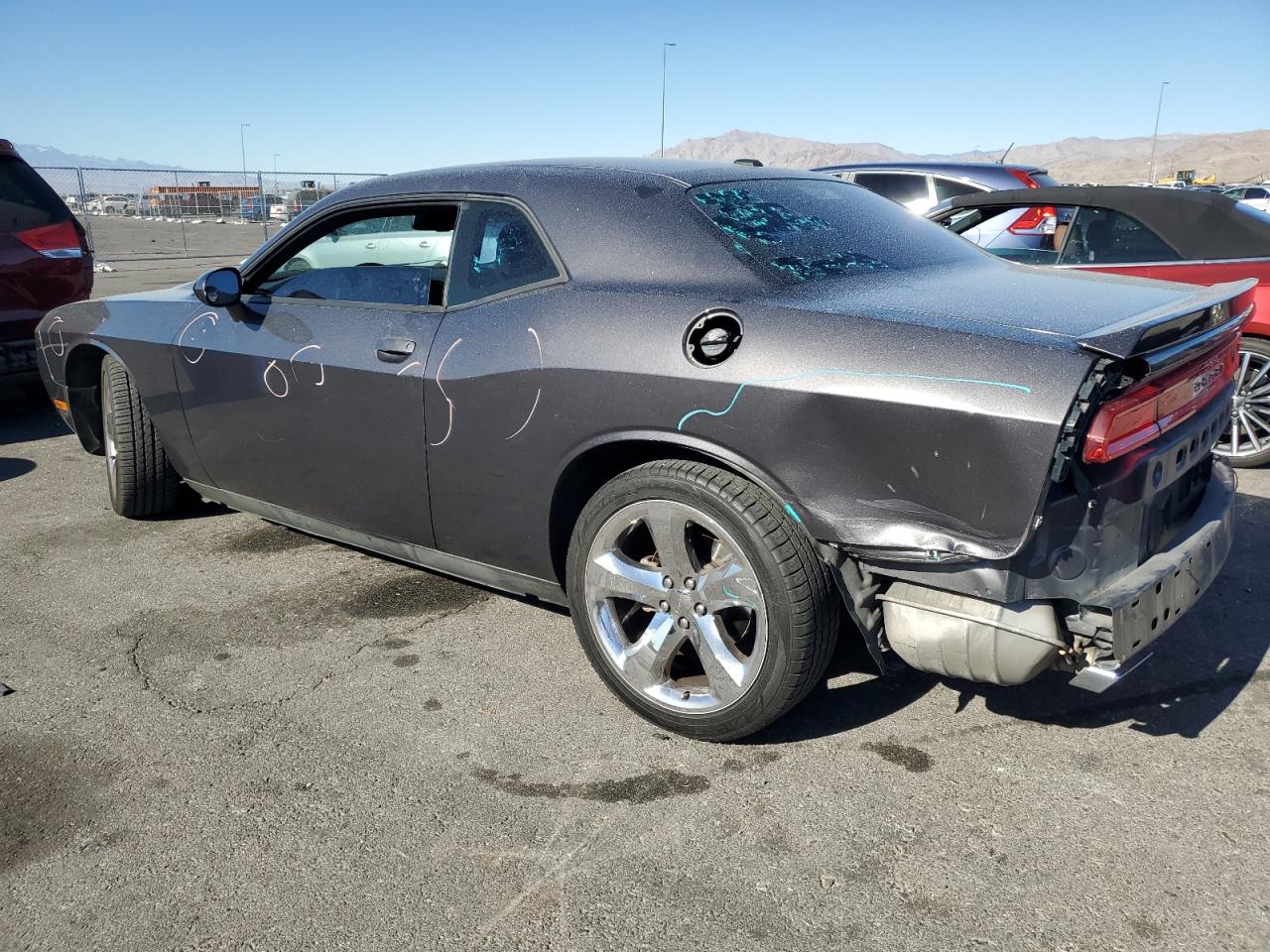 2014 Dodge Challenger VIN 2C3CDYAG5EH110867 Copart auction photo, rear end damage thumbnail 2