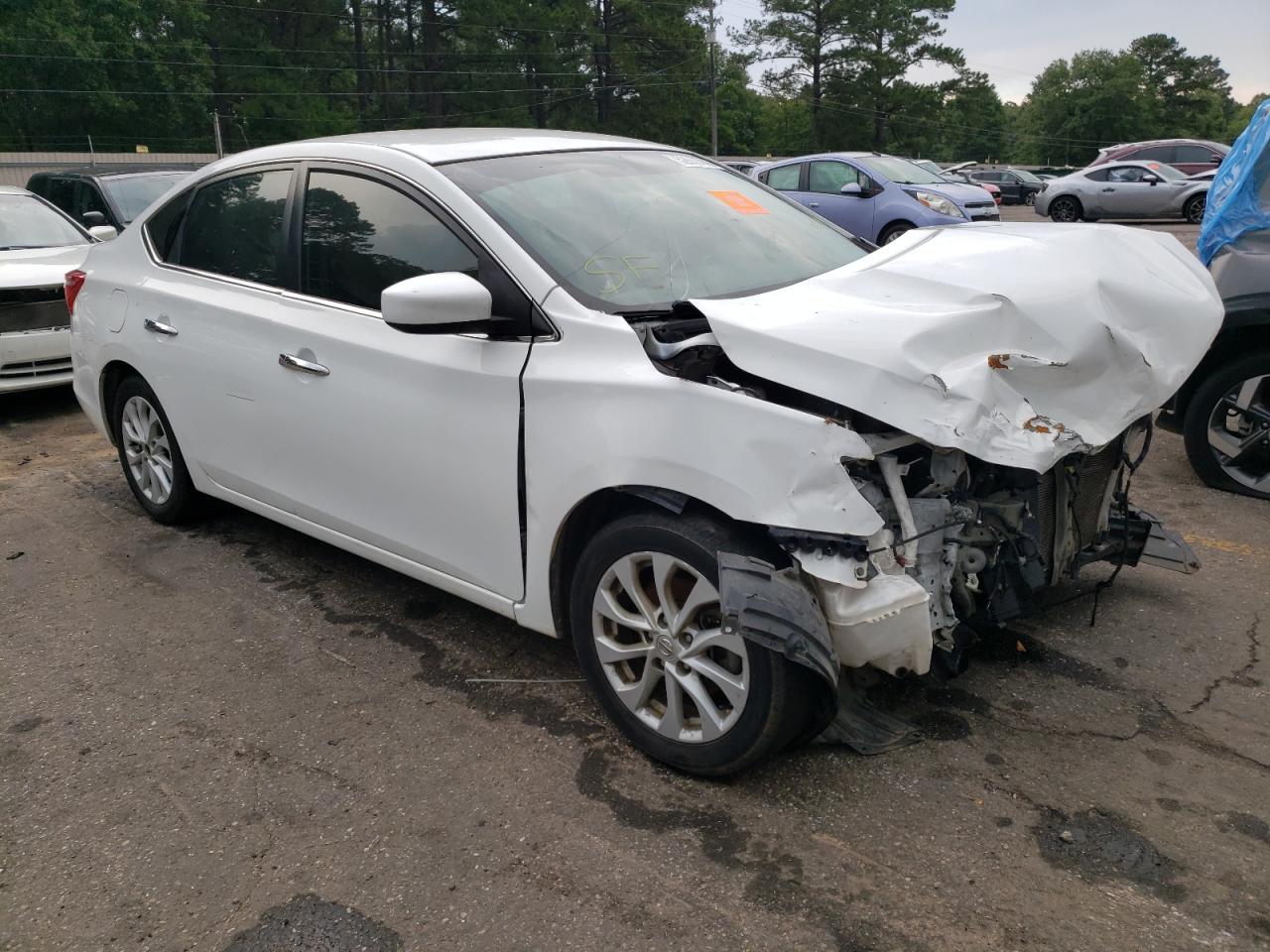 2019 Nissan Sentra VIN 3N1AB7AP7KY229080 Copart auction photo, front end damage thumbnail 4