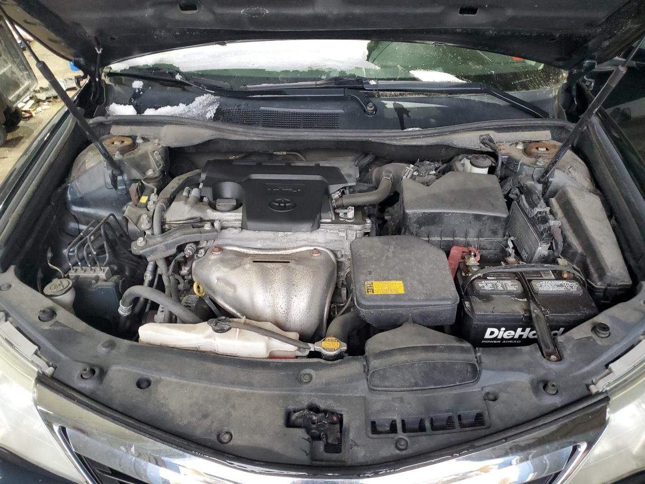 2014 Toyota Camry VIN 4T4BF1FK6ER390481 Copart auction photo, rear end / front end damage thumbnail 11