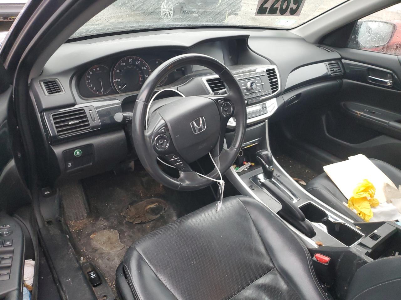 2015 Honda Accord VIN 1HGCR2F58FA012497 Copart auction photo, front end / rear end damage thumbnail 8