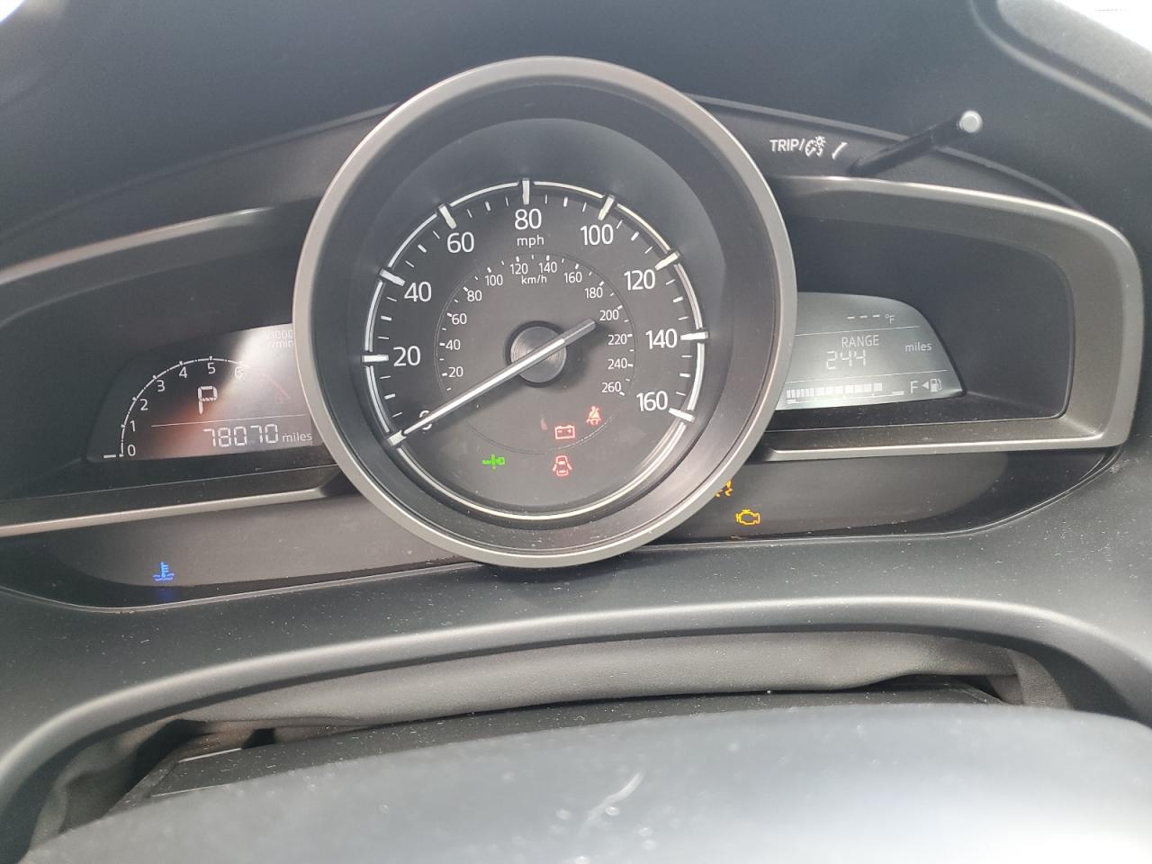 2017 Mazda 3 VIN JM1BN1U78H1143288 Copart auction photo, front end damage thumbnail 9