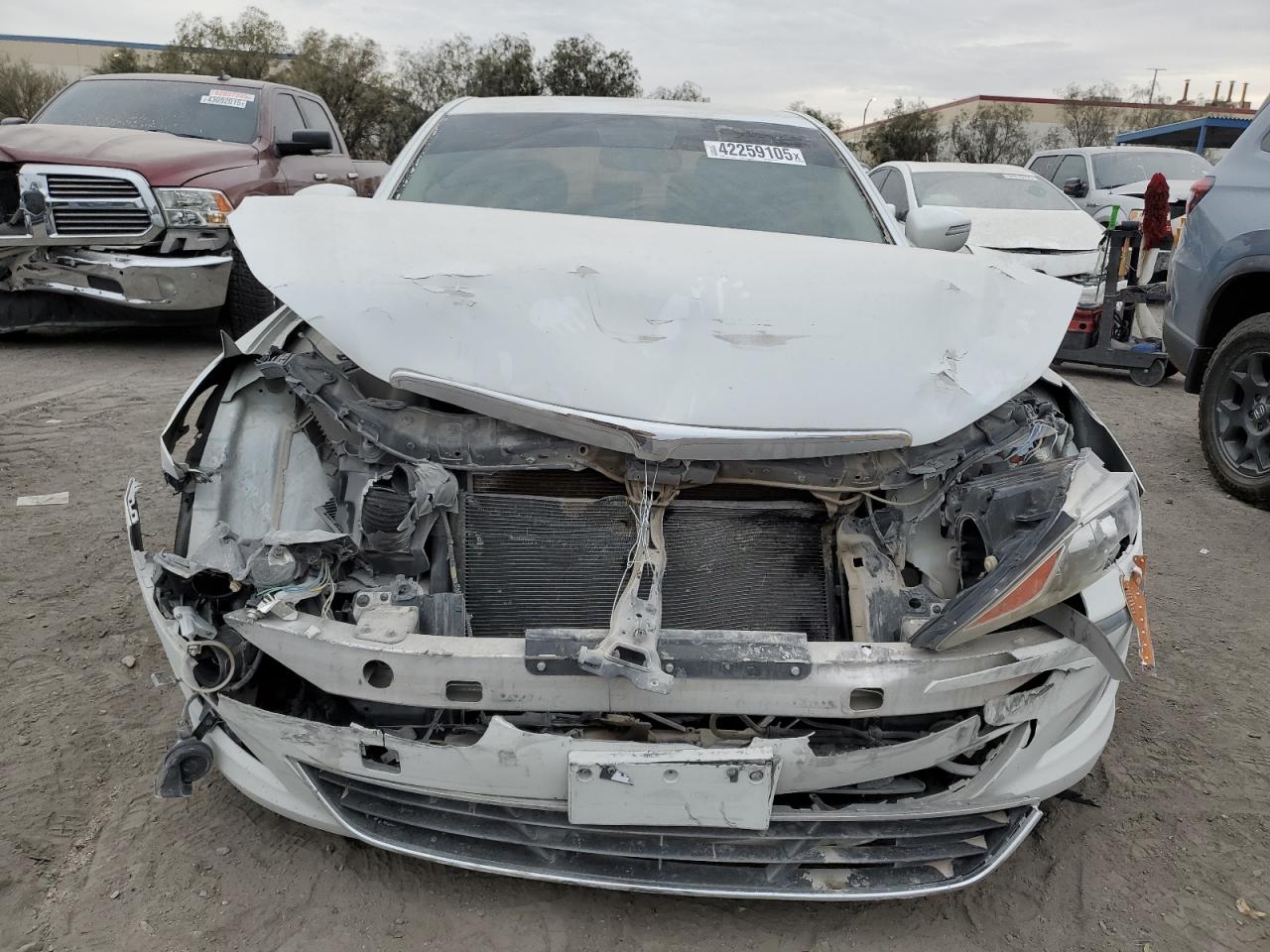 2013 Hyundai Genesis VIN KMHGC4DD8DU243494 Copart auction photo, front end damage thumbnail 5