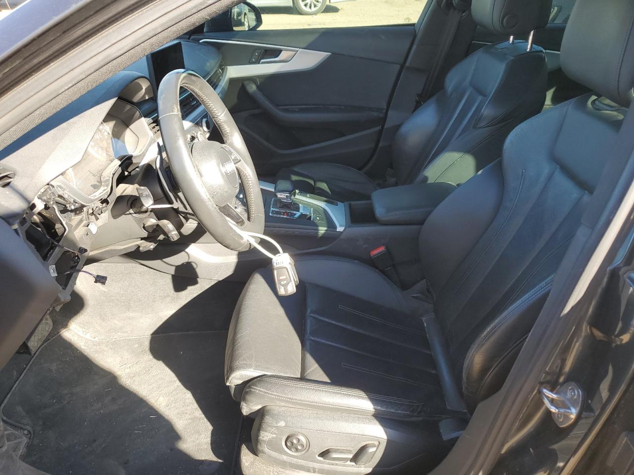 2017 Audi A4 VIN WAUANAF44HN070621 Copart auction photo, side / front end damage thumbnail 7