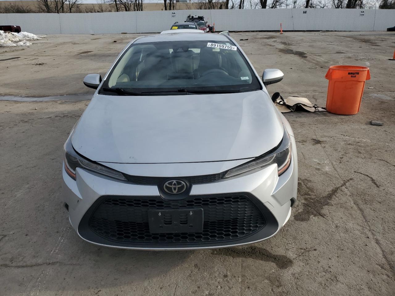 2020 Toyota Corolla VIN JTDEPRAE5LJ031937 Copart auction photo, side / rear end damage thumbnail 5
