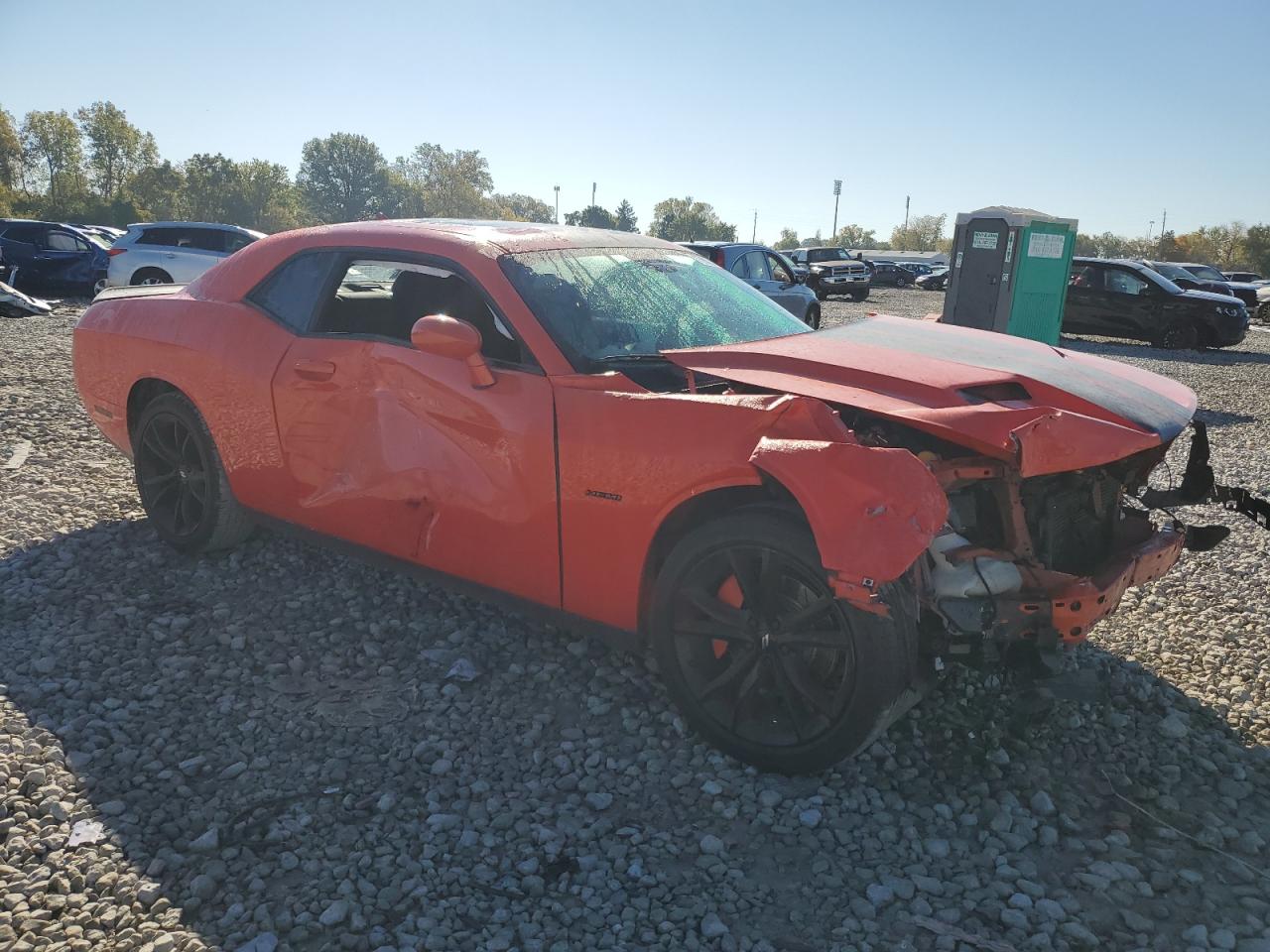 2017 Dodge Challenger VIN 2C3CDZBT9HH604722 Copart auction photo, front end / side damage thumbnail 4
