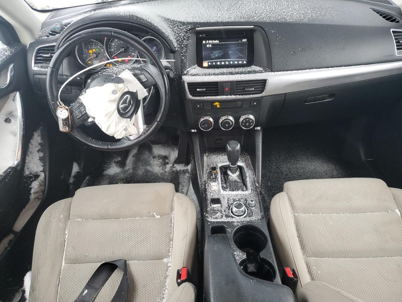 2016 Mazda CX-5 VIN JM3KE4CY3G0882043 Copart auction photo, front end damage thumbnail 8