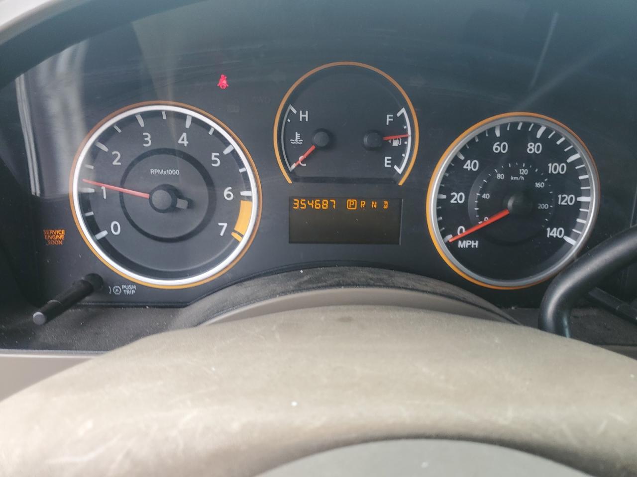 2008 Nissan Titan VIN 1N6BA07D68N342272 Copart auction photo, front end / side damage thumbnail 9