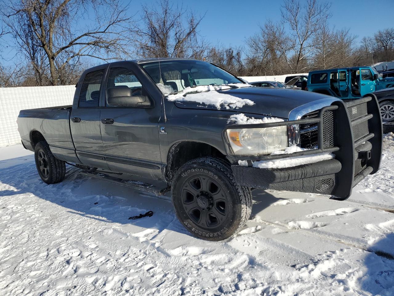 2007 Dodge RAM VIN 3D7KS28A97G832637 Copart auction photo, side damage thumbnail 4