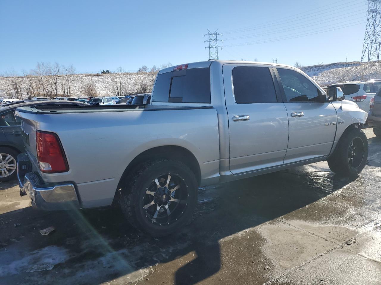 2009 Dodge RAM VIN 1D3HB13T69J510036 Copart auction photo, front end / rear end damage thumbnail 3