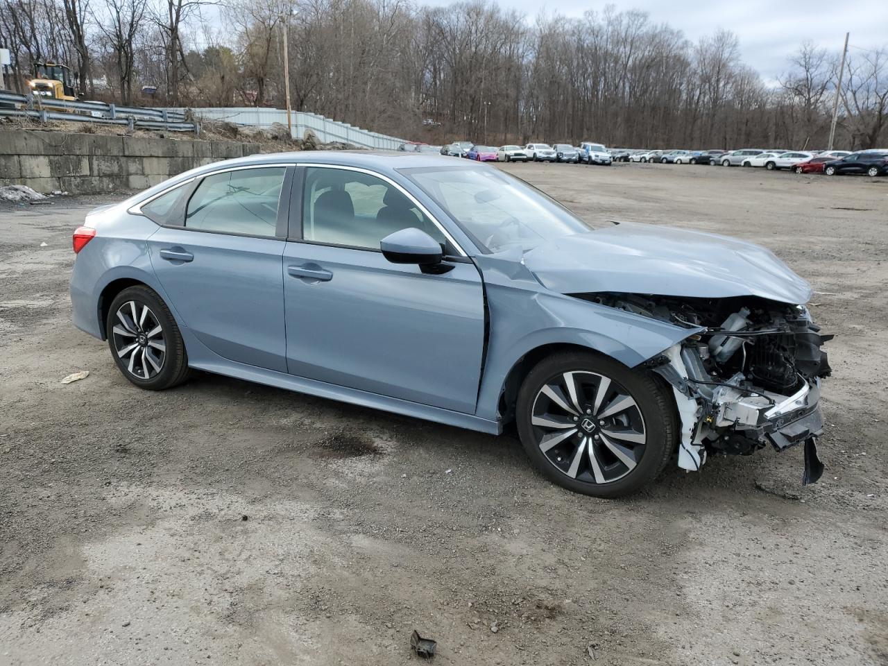 2024 Honda Civic VIN 2HGFE1F71RH308620 Copart auction photo, front end / side damage thumbnail 4