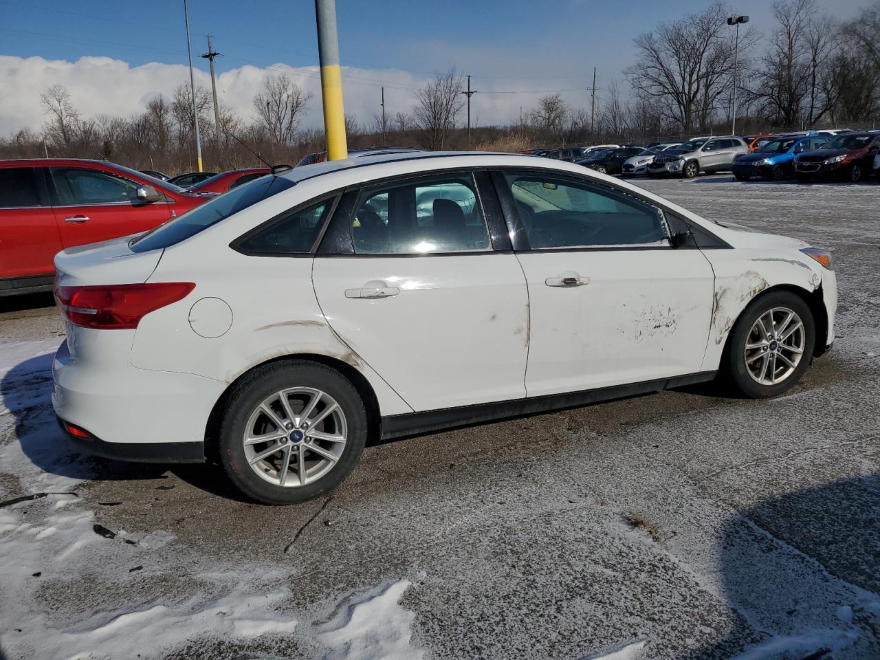 2018 Ford Focus VIN 1FADP3F29JL248955 Copart auction photo, all over damage thumbnail 3