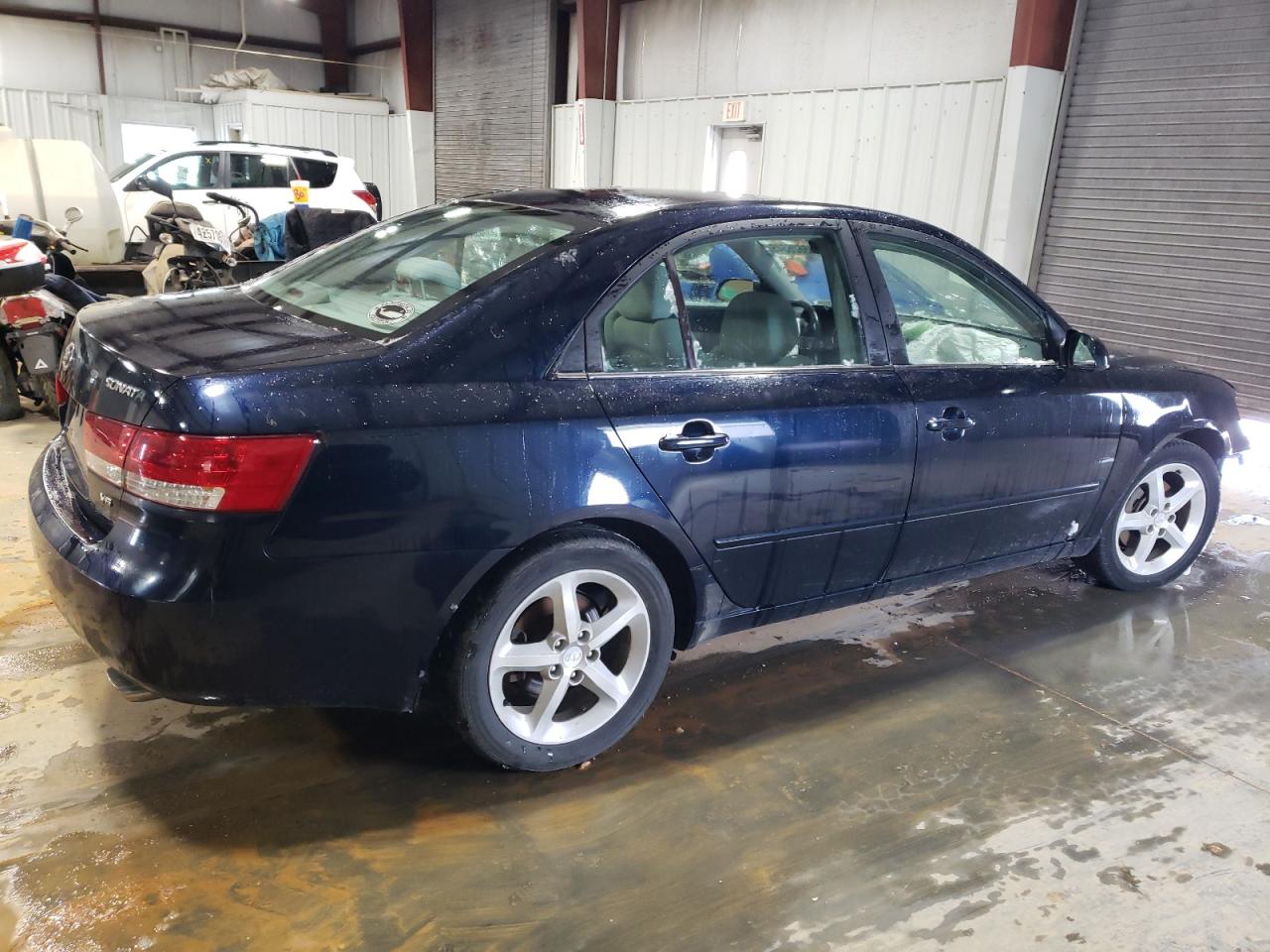 2006 Hyundai Sonata VIN 5NPEU46FX6H054379 Copart auction photo, all over damage thumbnail 3