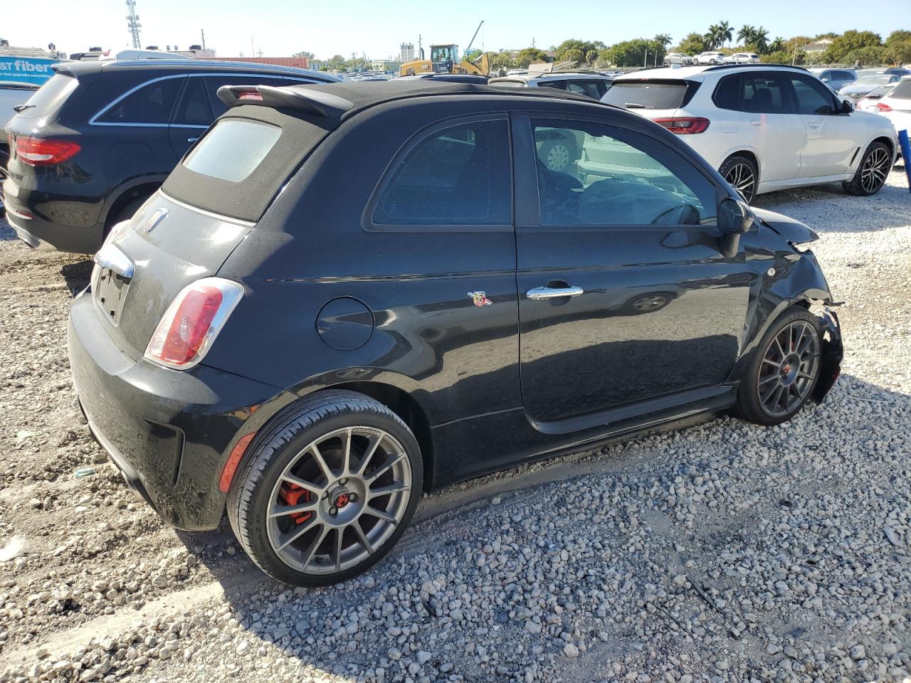 2013 Fiat 500 VIN 3C3CFFJH7DT635958 Copart auction photo, front end damage thumbnail 3