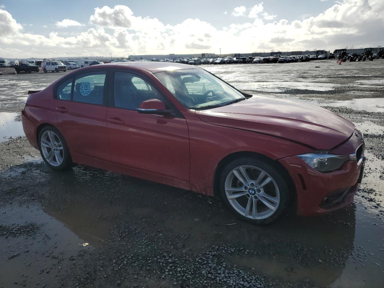 2016 BMW 3er VIN WBA8E1G59GNT99254 Copart auction photo, rear end / front end damage thumbnail 4