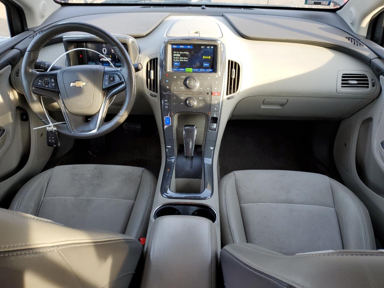 2013 Chevrolet Volt VIN 1G1RB6E44DU102506 Copart auction photo, front end / side damage thumbnail 8