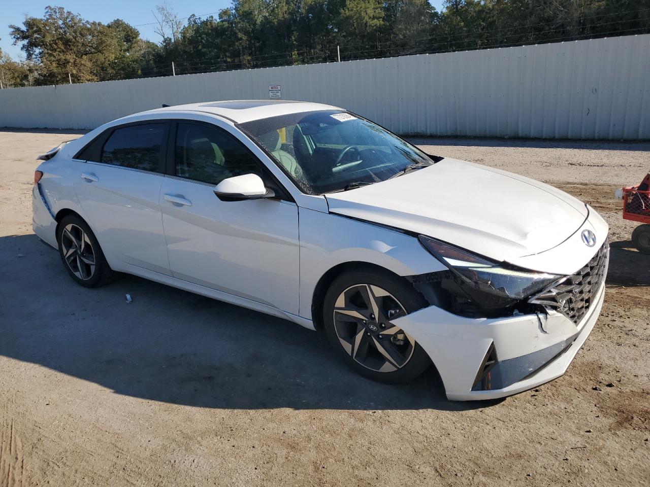 2022 Hyundai Elantra VIN 5NPLP4AG5NH083690 Copart auction photo, all over damage thumbnail 4