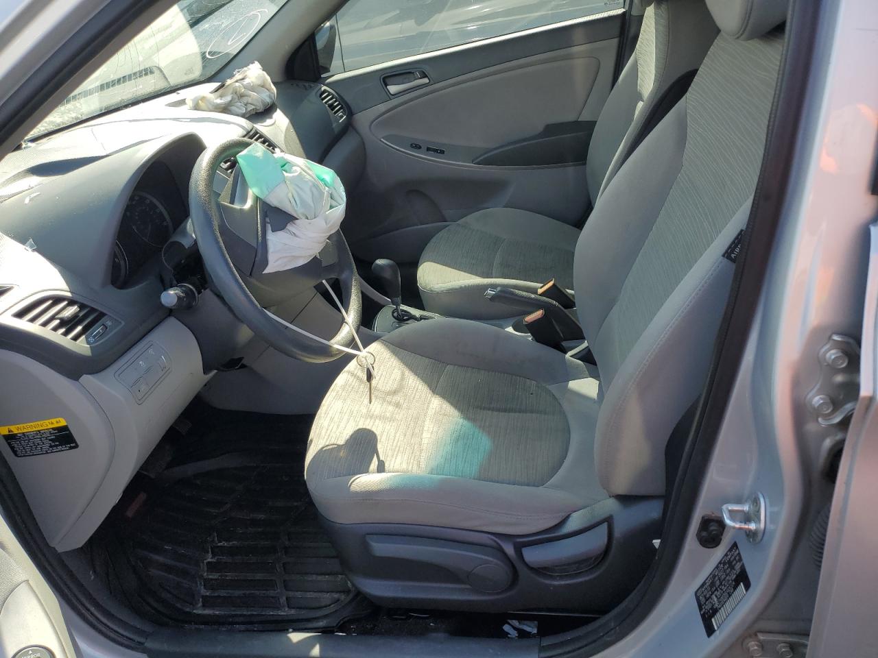 2016 Hyundai Accent VIN KMHCT4AE8GU026124 Copart auction photo, front end damage thumbnail 7