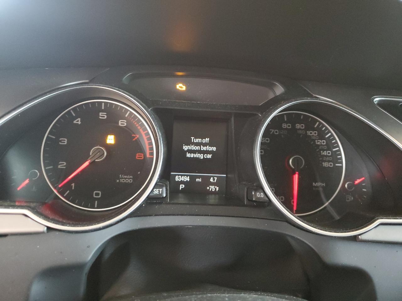 2014 Audi A5 VIN WAULFAFR3EA029790 Copart auction photo, front end damage thumbnail 9