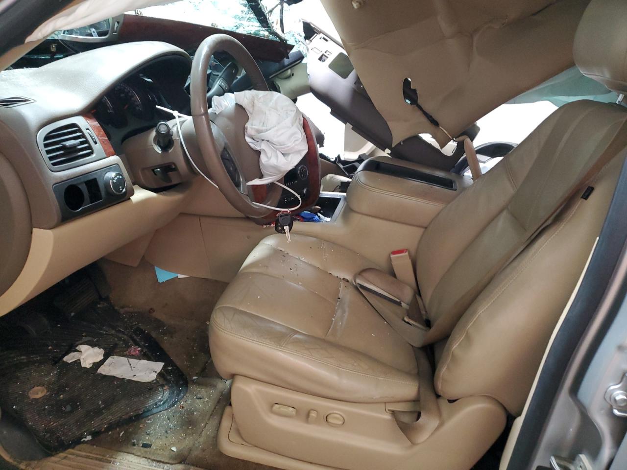 2012 Chevrolet Tahoe VIN 1GNSKBE04CR152118 Copart auction photo, rollover damage thumbnail 7