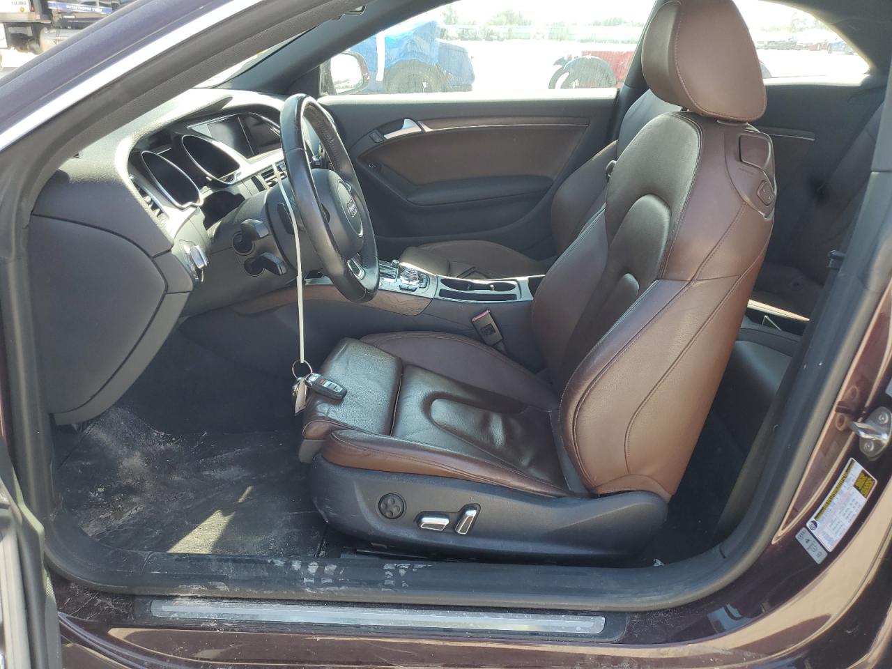 2014 Audi A5 VIN WAULFAFR9EA008247 Copart auction photo, water/flood damage thumbnail 7