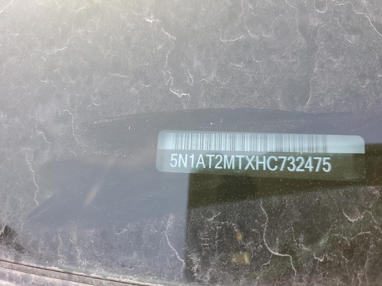 2017 Nissan Rogue VIN 5N1AT2MTXHC732475 Copart auction photo, rear end damage thumbnail 12