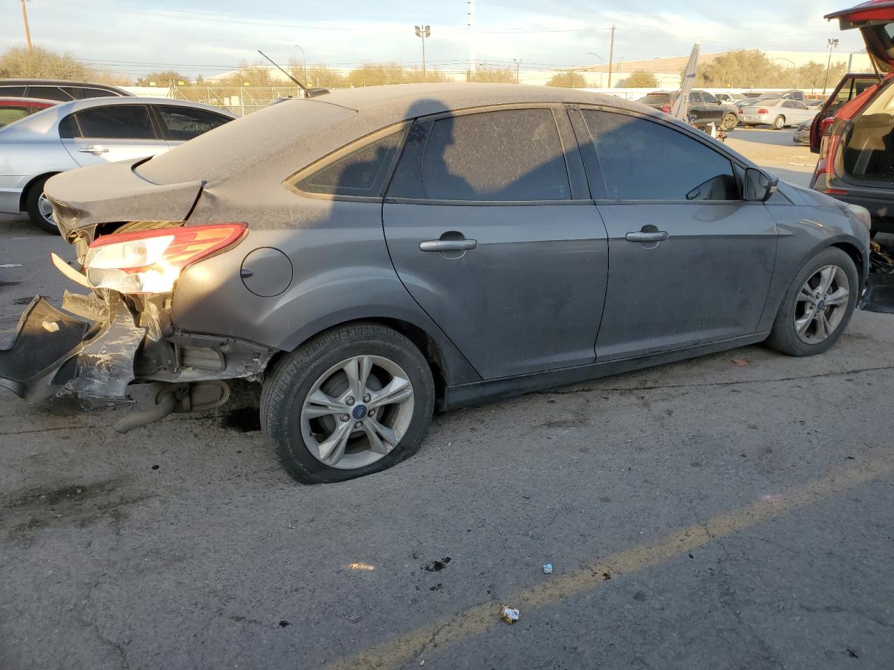 2014 Ford Focus VIN 1FADP3F22EL432513 Copart auction photo, rear end damage thumbnail 3