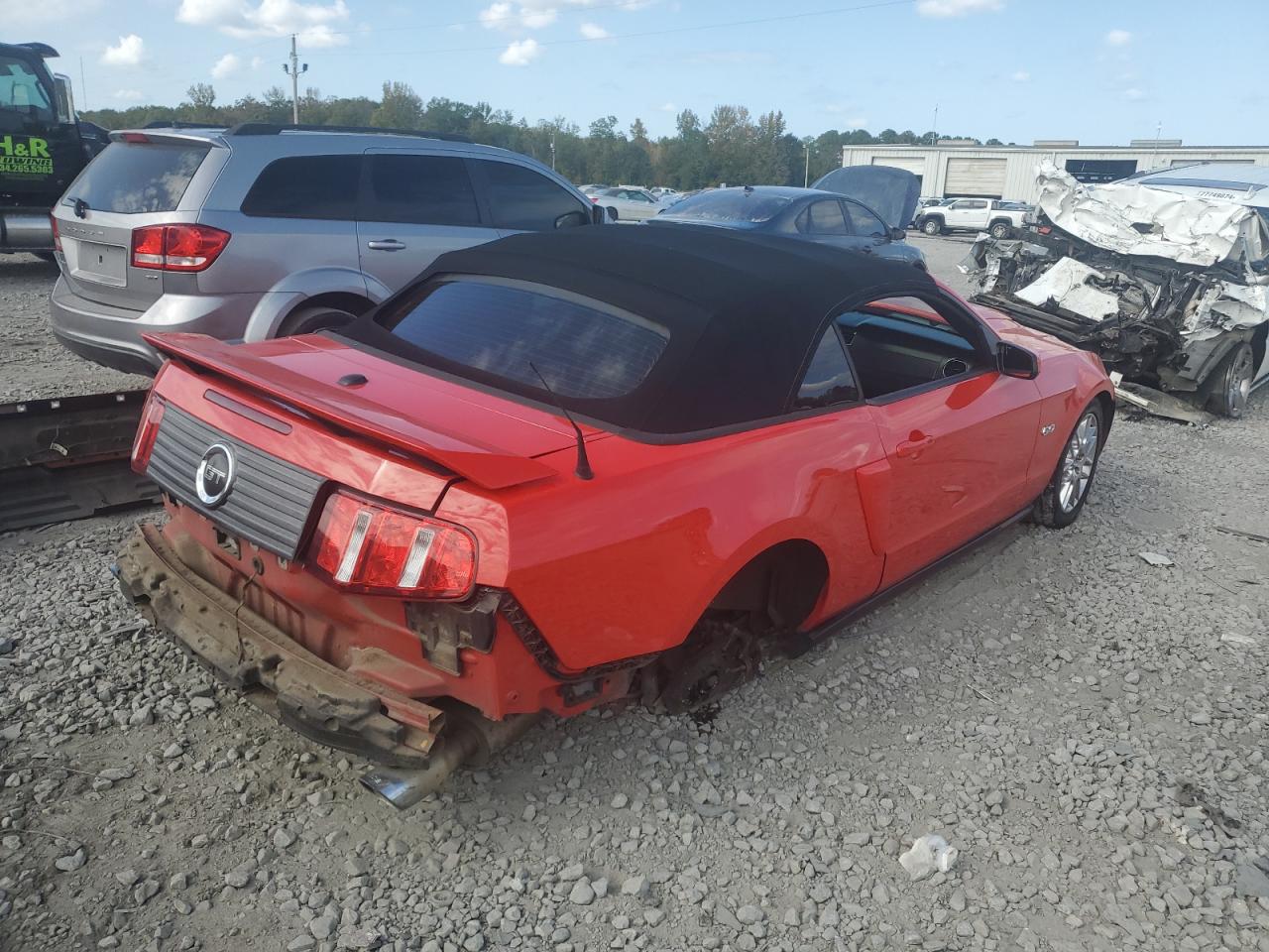 2012 Ford Mustang VIN 1ZVBP8FF6C5236817 Copart auction photo, rear end damage thumbnail 3