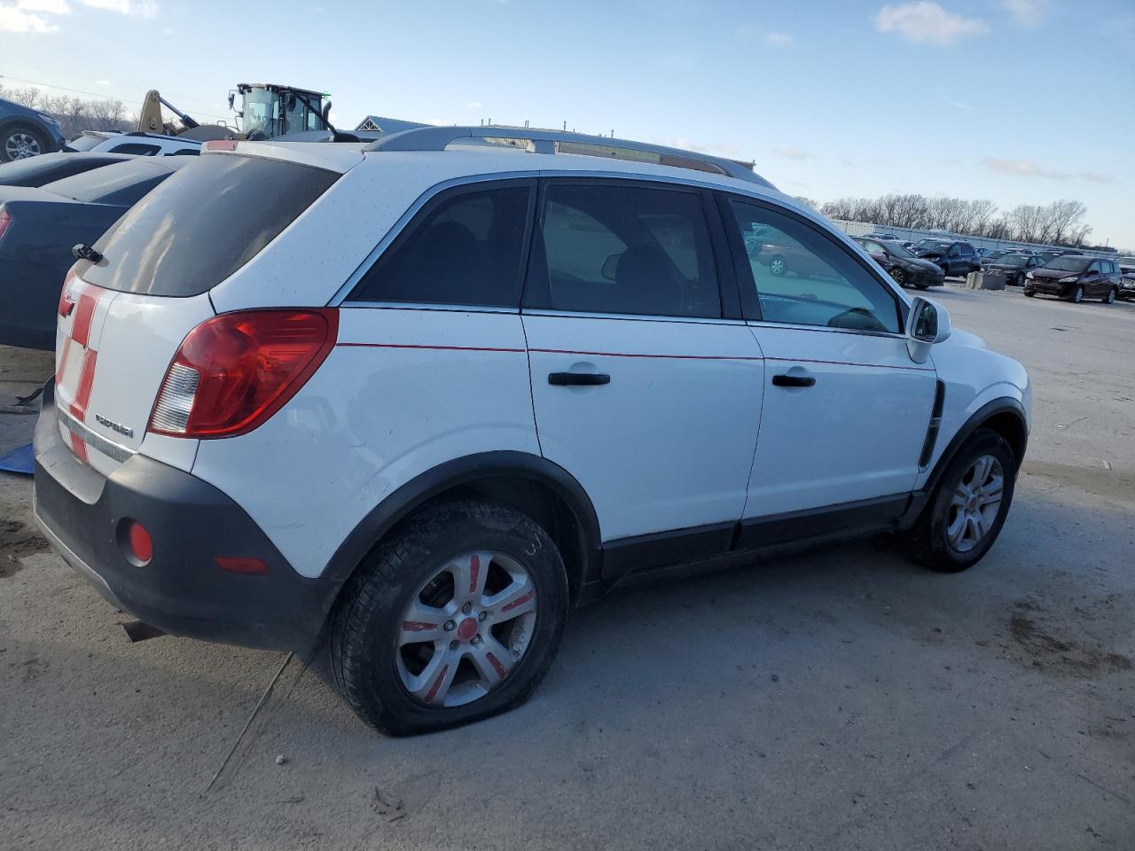 2013 Chevrolet Captiva VIN 3GNAL2EK6DS628040 Copart auction photo, side / rear end damage thumbnail 3