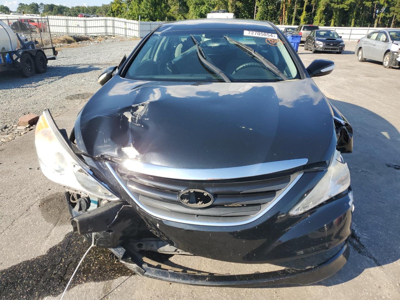 2014 Hyundai Sonata VIN 5NPEB4AC9EH861168 Copart auction photo, all over damage thumbnail 5