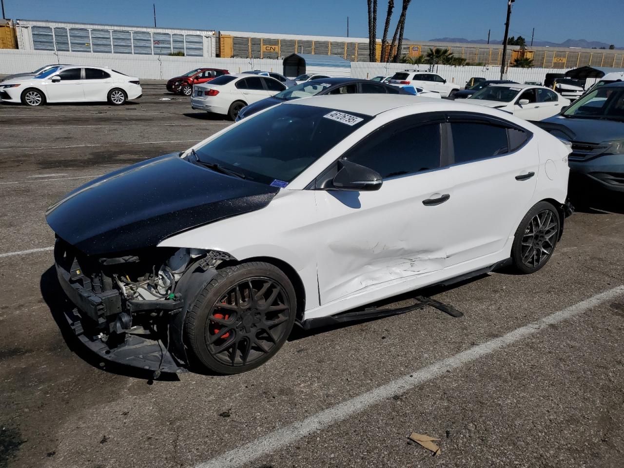 2017 Hyundai Elantra VIN KMHD04LB9HU343637