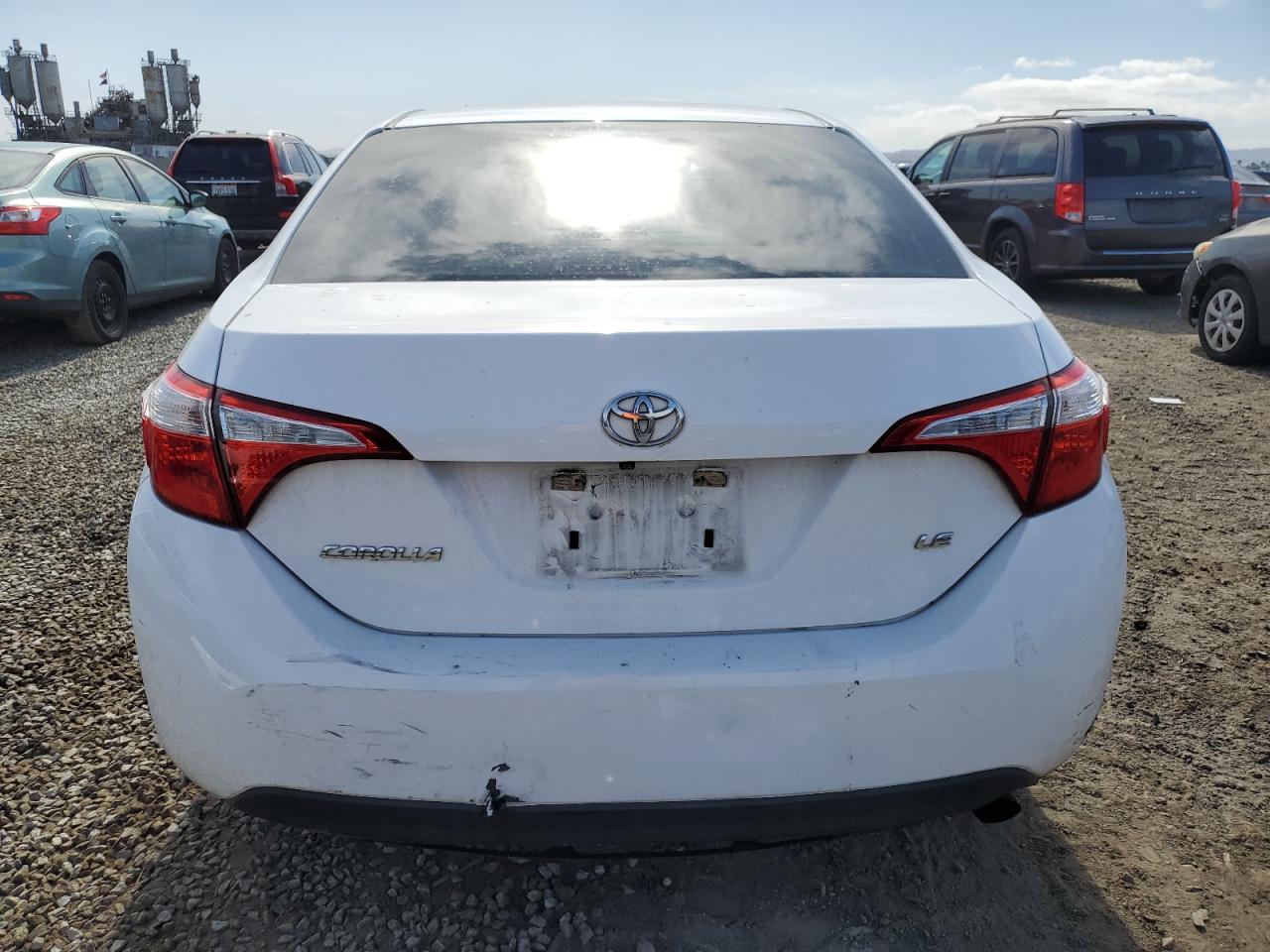 2014 Toyota Corolla VIN 5YFBURHE3EP109289 Copart auction photo, front end / minor dent/scratches damage thumbnail 6