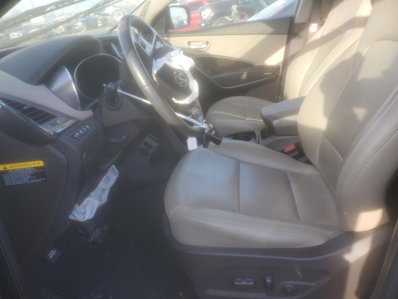 2017 Hyundai Santa Fe VIN 5NMZU3LB6HH005452 Copart auction photo, front end / mechanical damage thumbnail 7