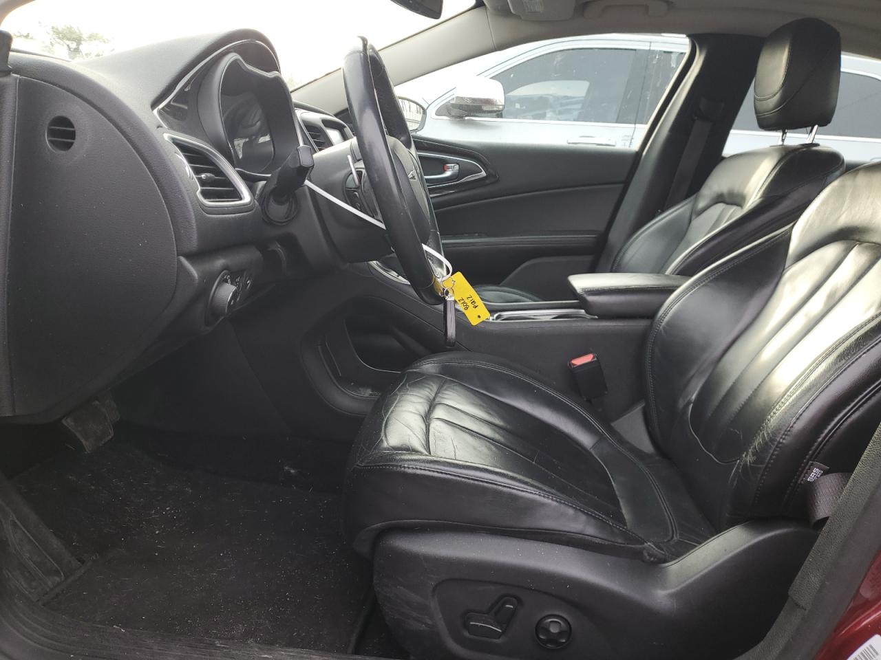 2015 Chrysler 200 VIN 1C3CCCCG7FN593158 Copart auction photo, front end / side damage thumbnail 7
