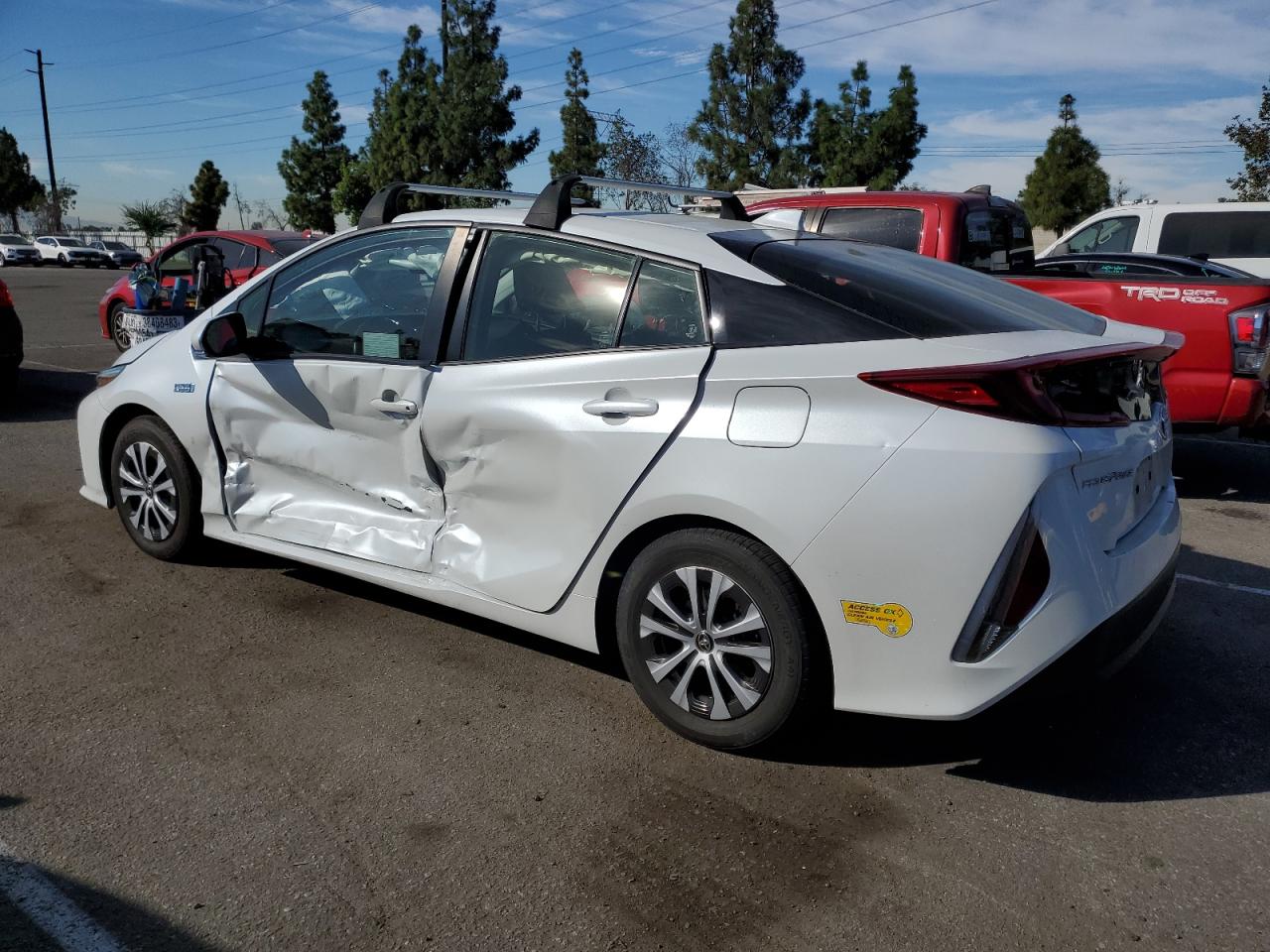 2022 Toyota Prius VIN JTDKAMFP7N3219481 Copart auction photo, side damage thumbnail 2