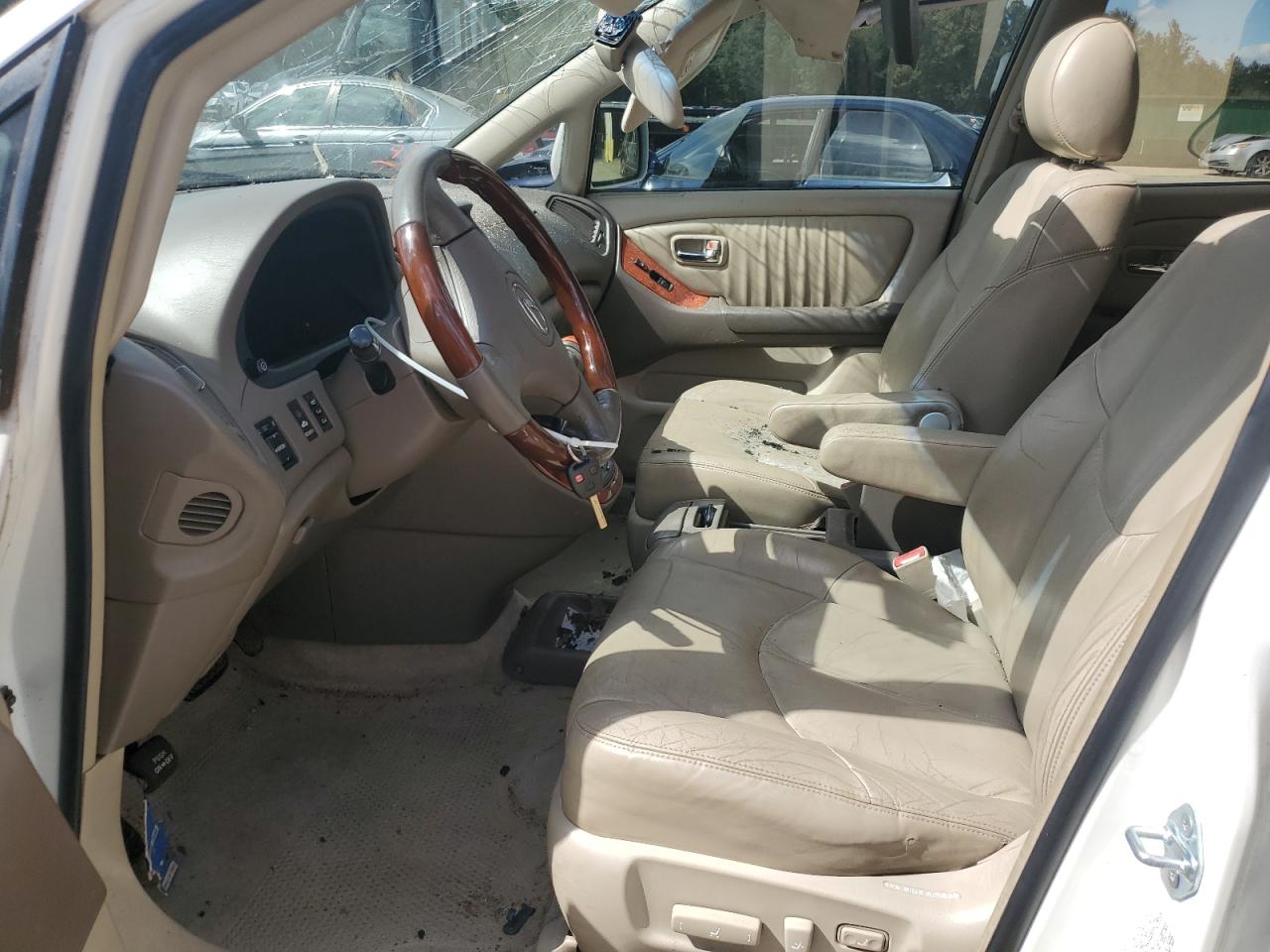 2003 Lexus RX VIN JTJHF10U930307453 Copart auction photo, top/roof damage thumbnail 7