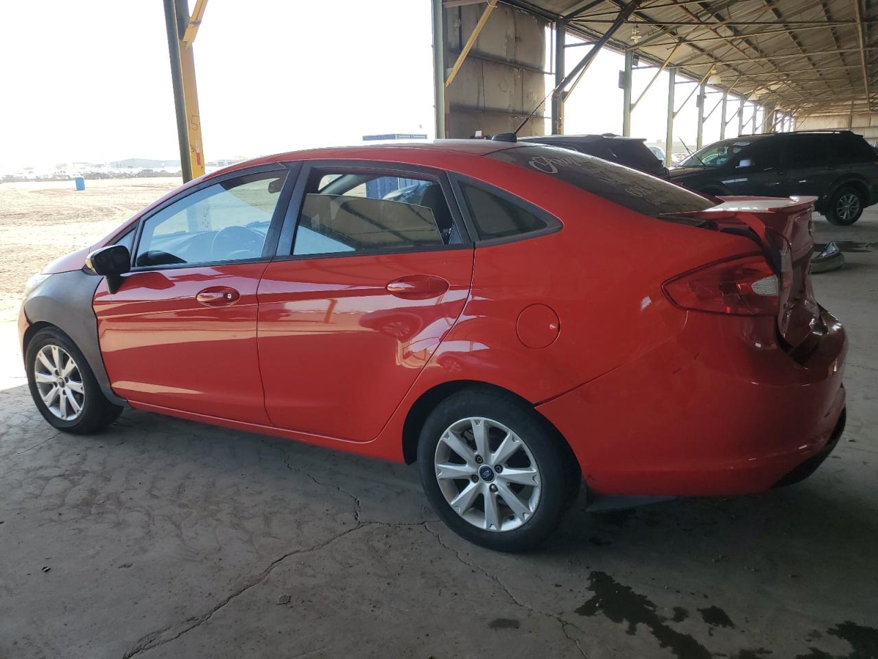 2013 Ford Fiesta VIN 3FADP4BJ4DM226321 Copart auction photo, rear end / front end damage thumbnail 2