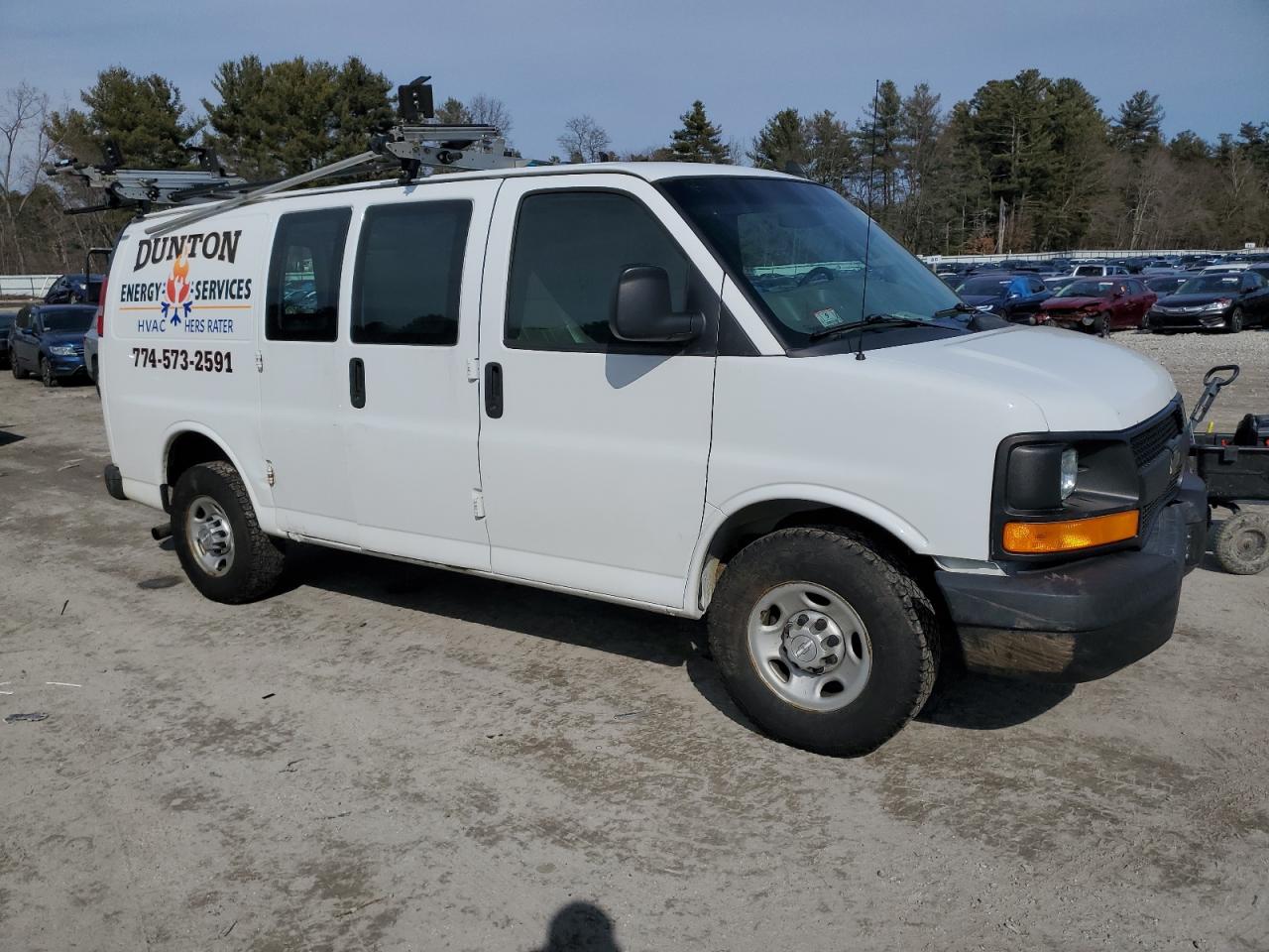2017 Chevrolet Express VIN 1GCZGGFF2H1176836 Copart auction photo, front end damage thumbnail 4