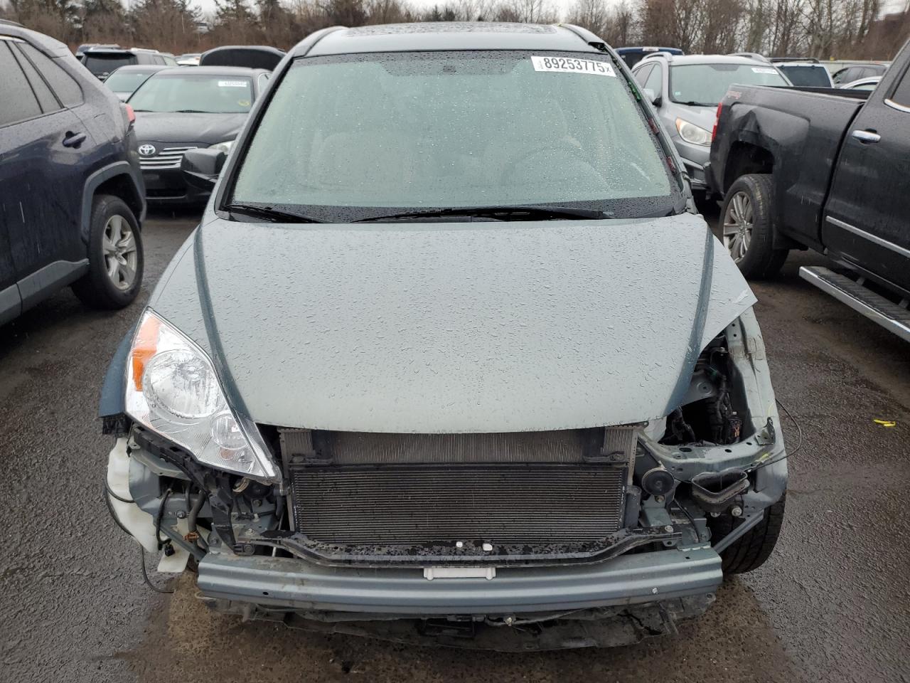 2011 Honda CR-V VIN JHLRE4H56BC011315 Copart auction photo, front end / side damage thumbnail 5