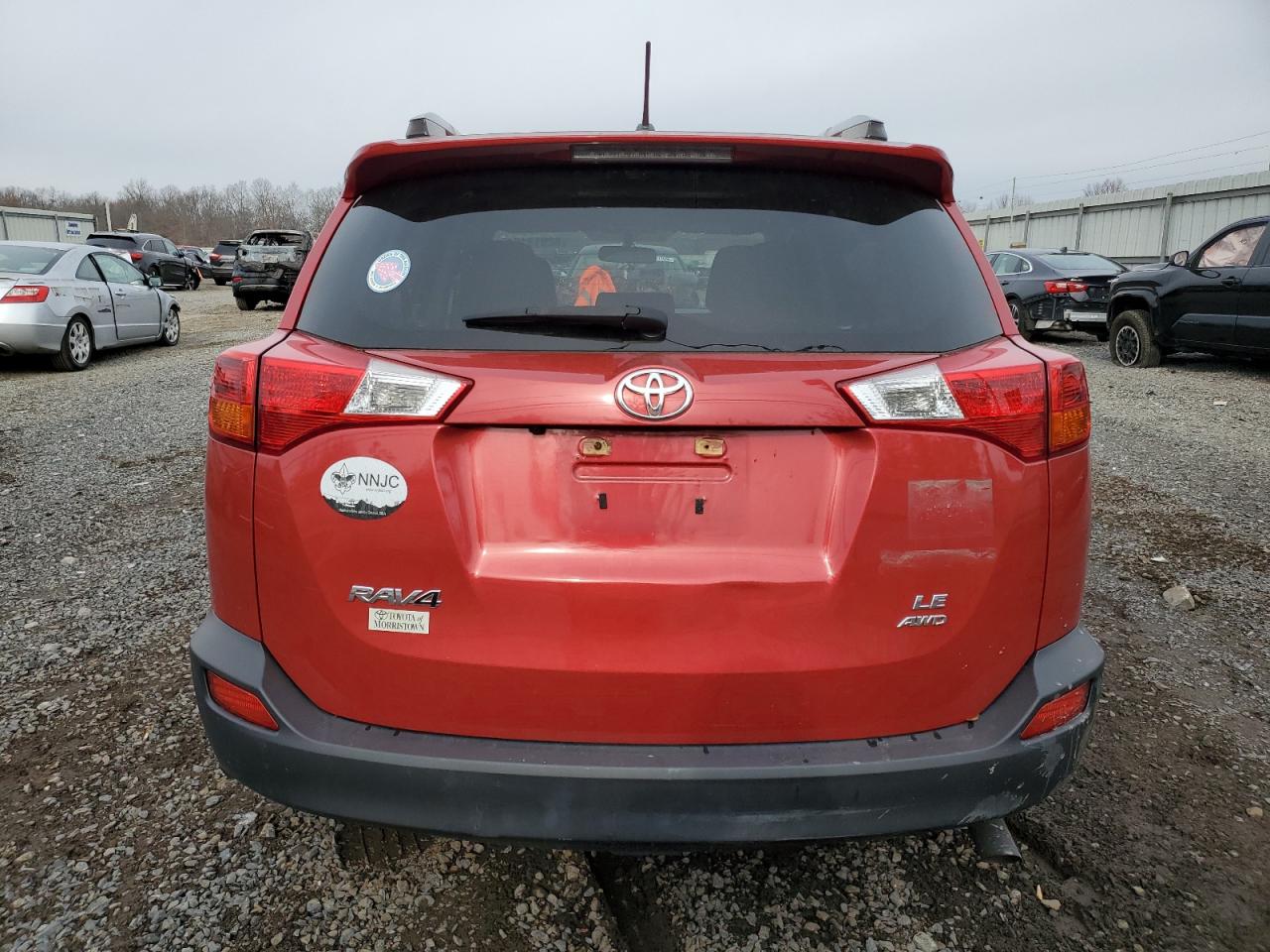 2015 Toyota RAV 4 VIN JTMBFREV4FJ046854 Copart auction photo, front end damage thumbnail 6
