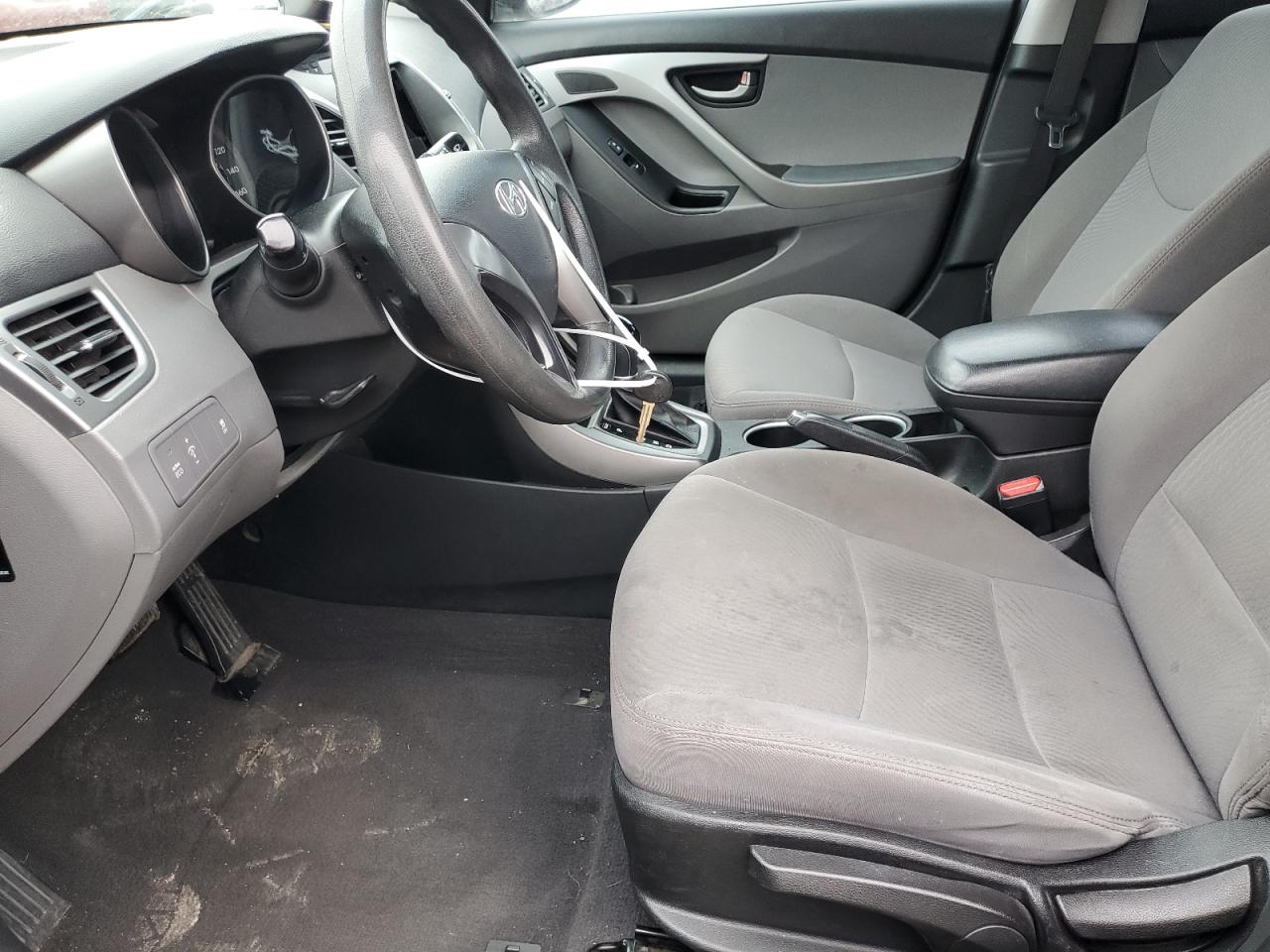 2014 Hyundai Elantra VIN 5NPDH4AE8EH460433 Copart auction photo, front end damage thumbnail 7