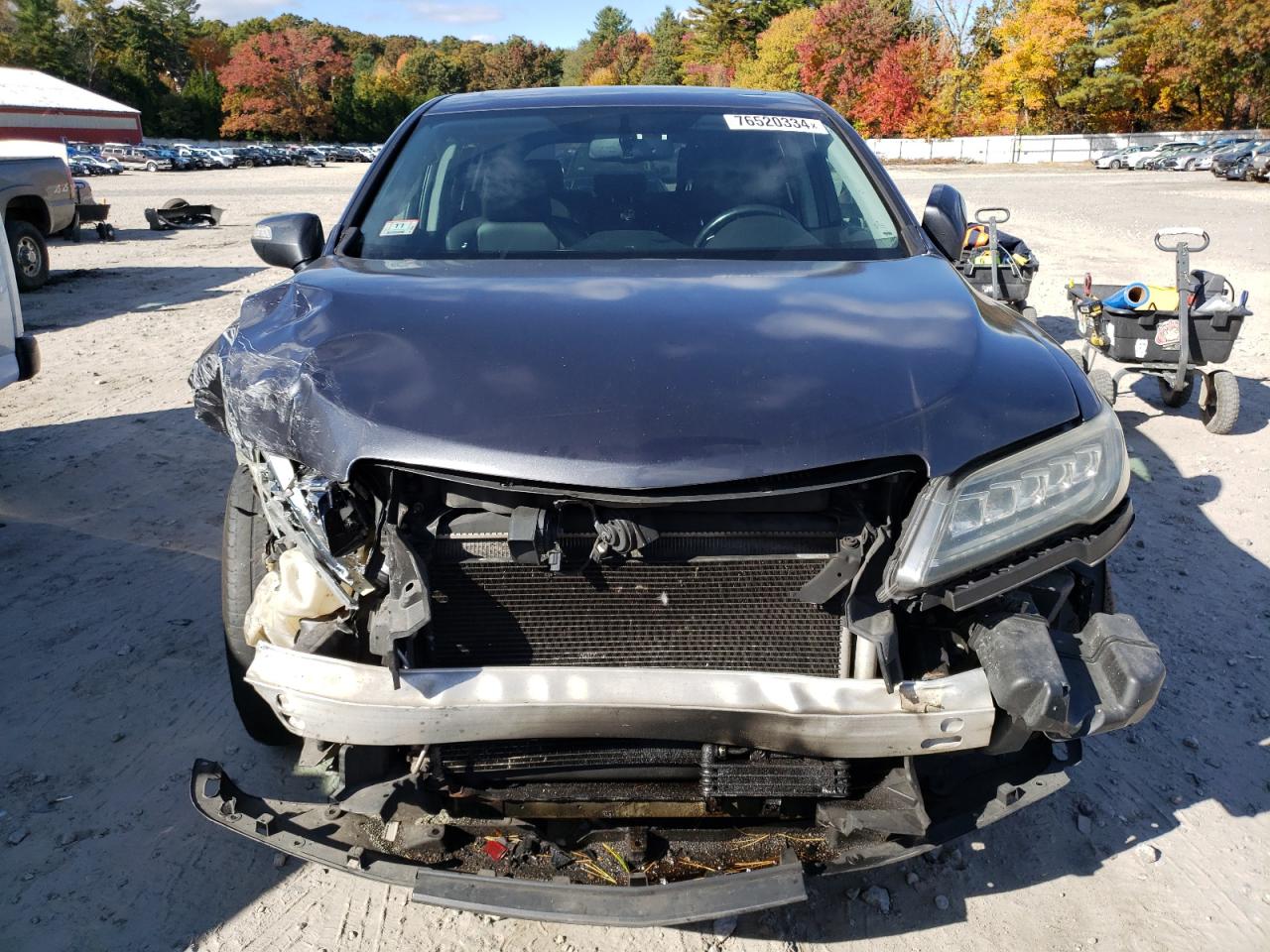 2016 Acura RDX VIN 5J8TB4H35GL027475 Copart auction photo, front end / minor dent/scratches damage thumbnail 5