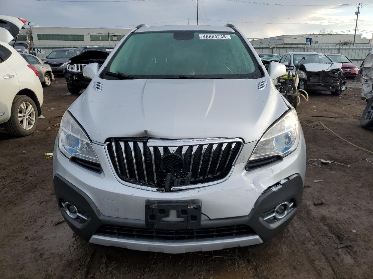2013 Buick Encore VIN KL4CJGSB5DB061222 Copart auction photo, front end damage thumbnail 5