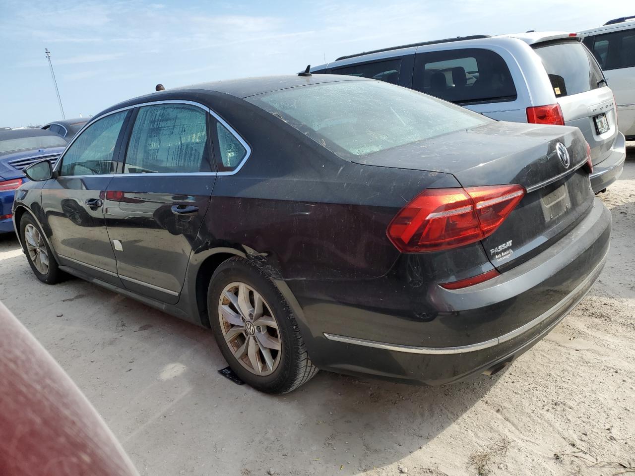 2017 Volkswagen Passat VIN 1VWAT7A39HC052523 Copart auction photo, water/flood damage thumbnail 2