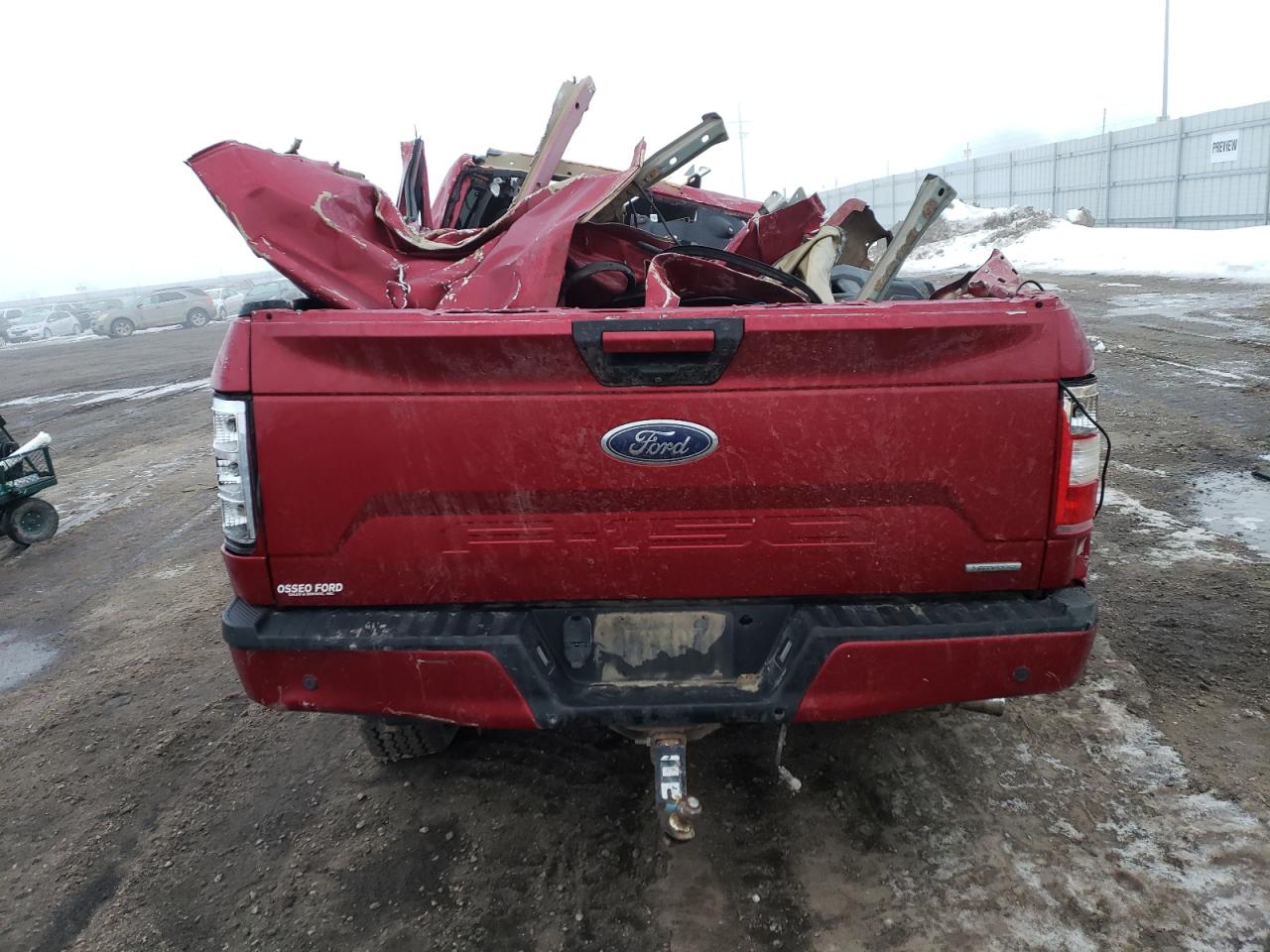 2018 Ford F-150 VIN 1FTEW1EP6JKC41325 Copart auction photo, all over damage thumbnail 6