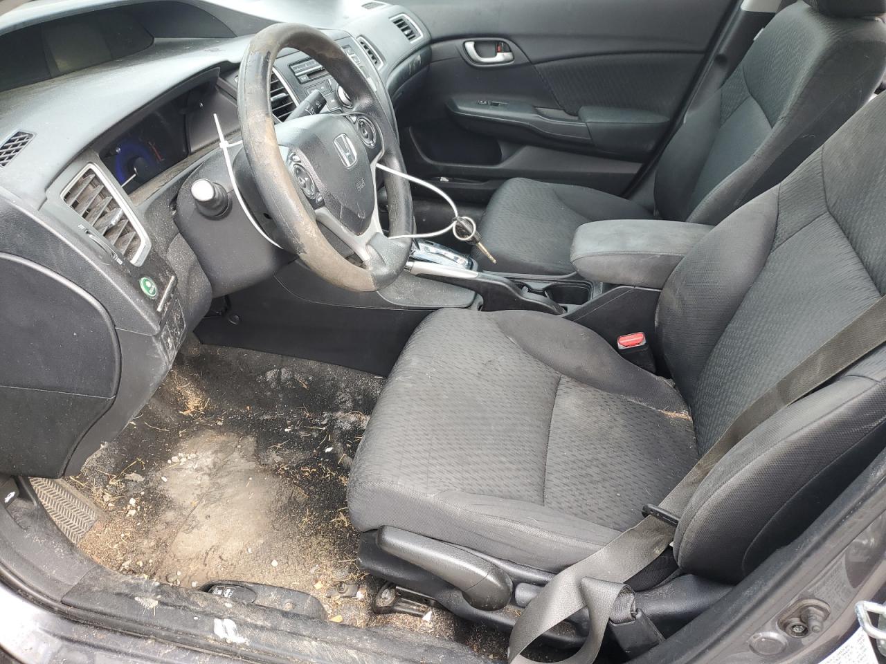 2014 Honda Civic VIN 2HGFB2F54EH508415 Copart auction photo, side damage thumbnail 7