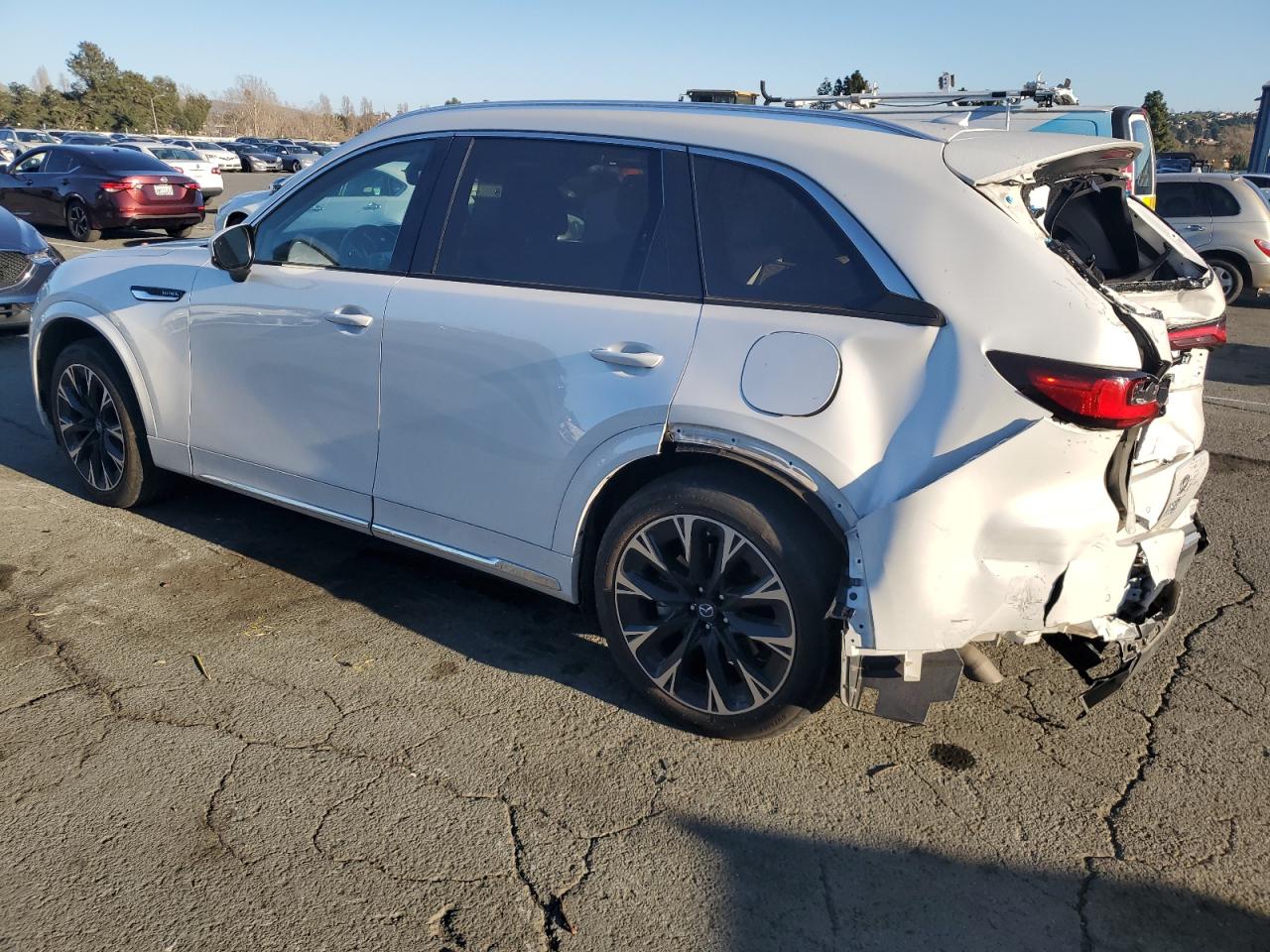 2024 Mazda CX-90 VIN JM3KKDHC9R1101271 Copart auction photo, rear end damage thumbnail 2