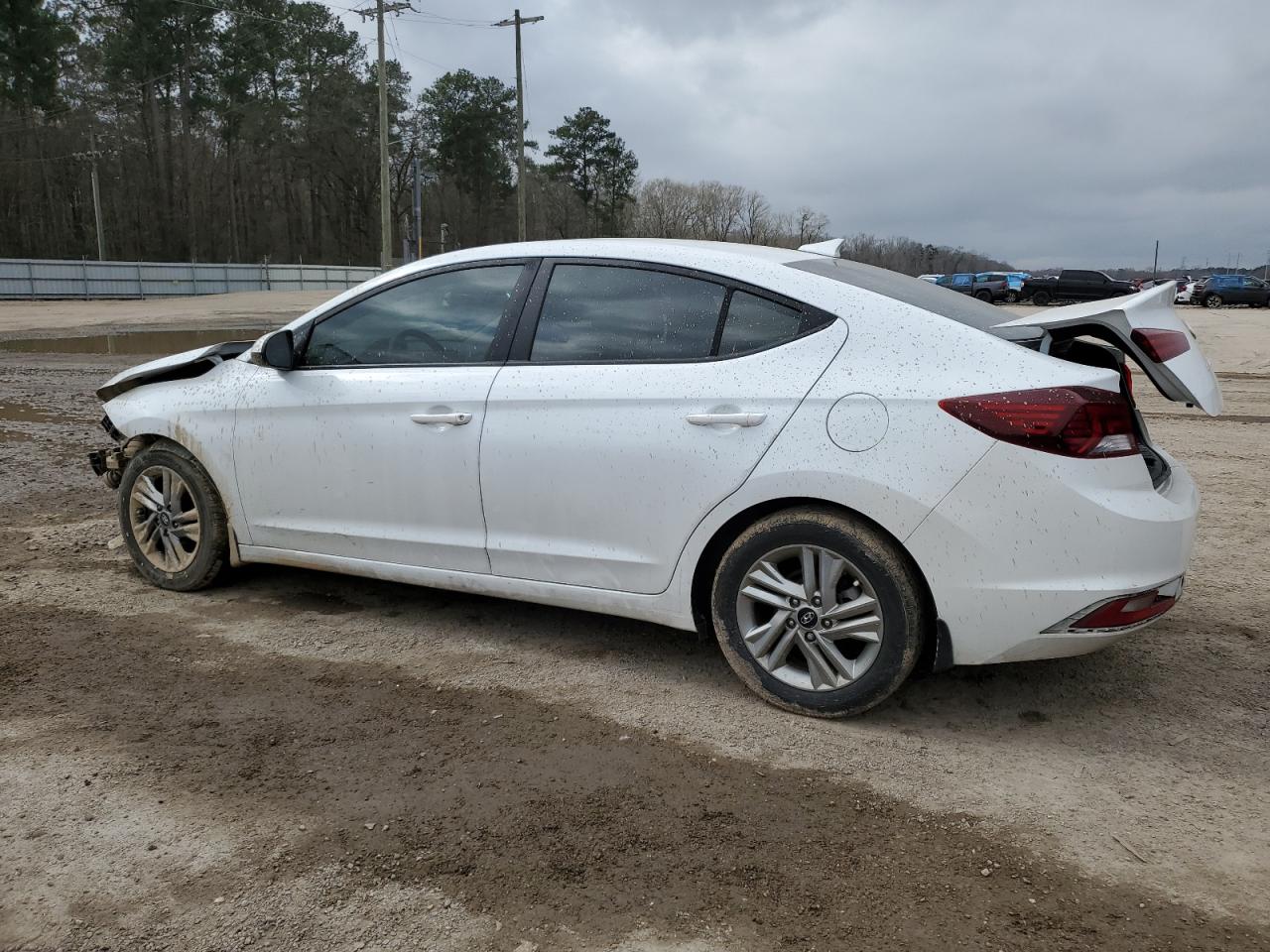 2020 Hyundai Elantra VIN 5NPD84LF2LH595863 Copart auction photo, front end / rear end damage thumbnail 2