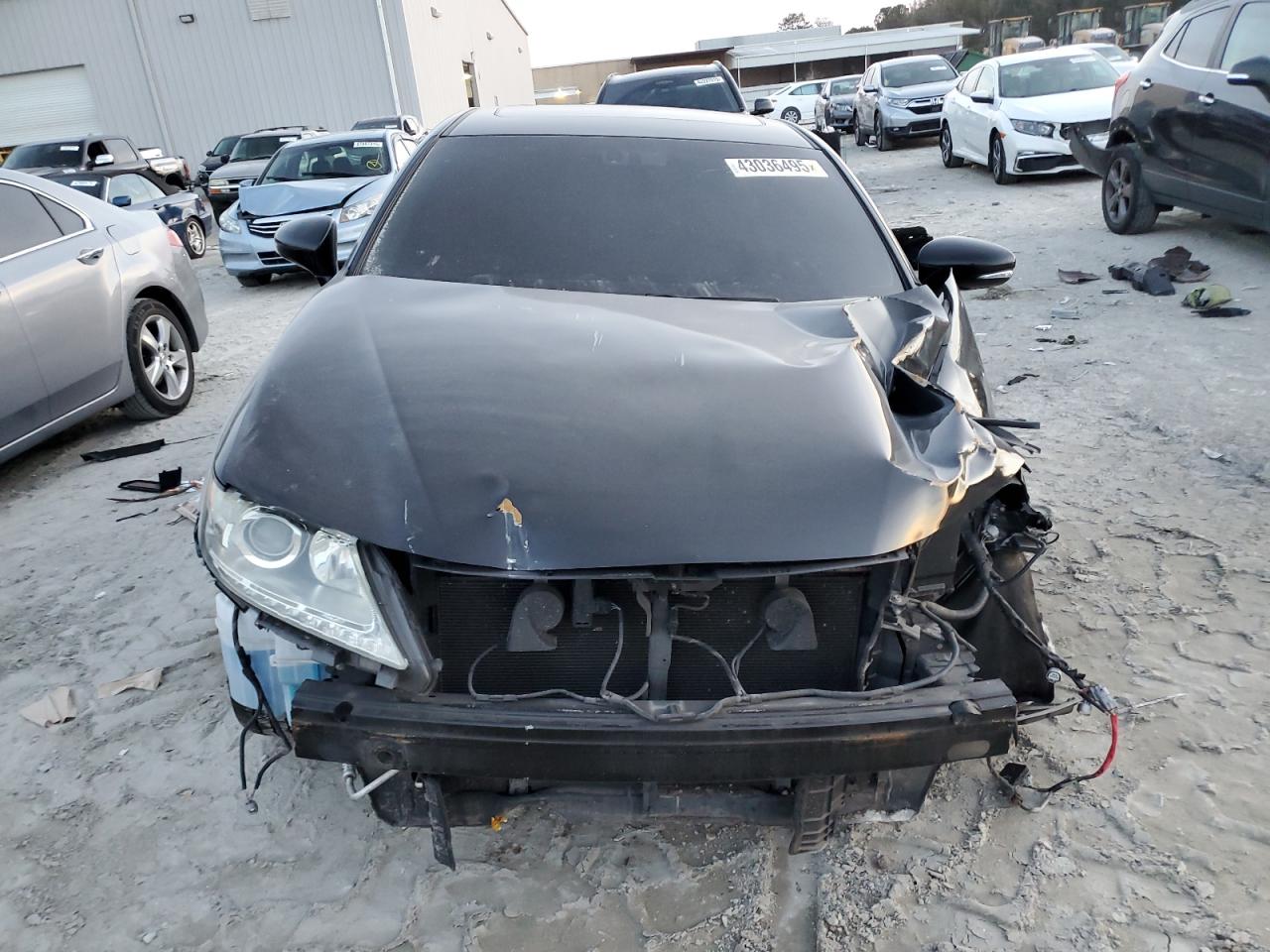 2013 Lexus ES VIN JTHBK1GG1D2053553 Copart auction photo, front end / rear end damage thumbnail 5