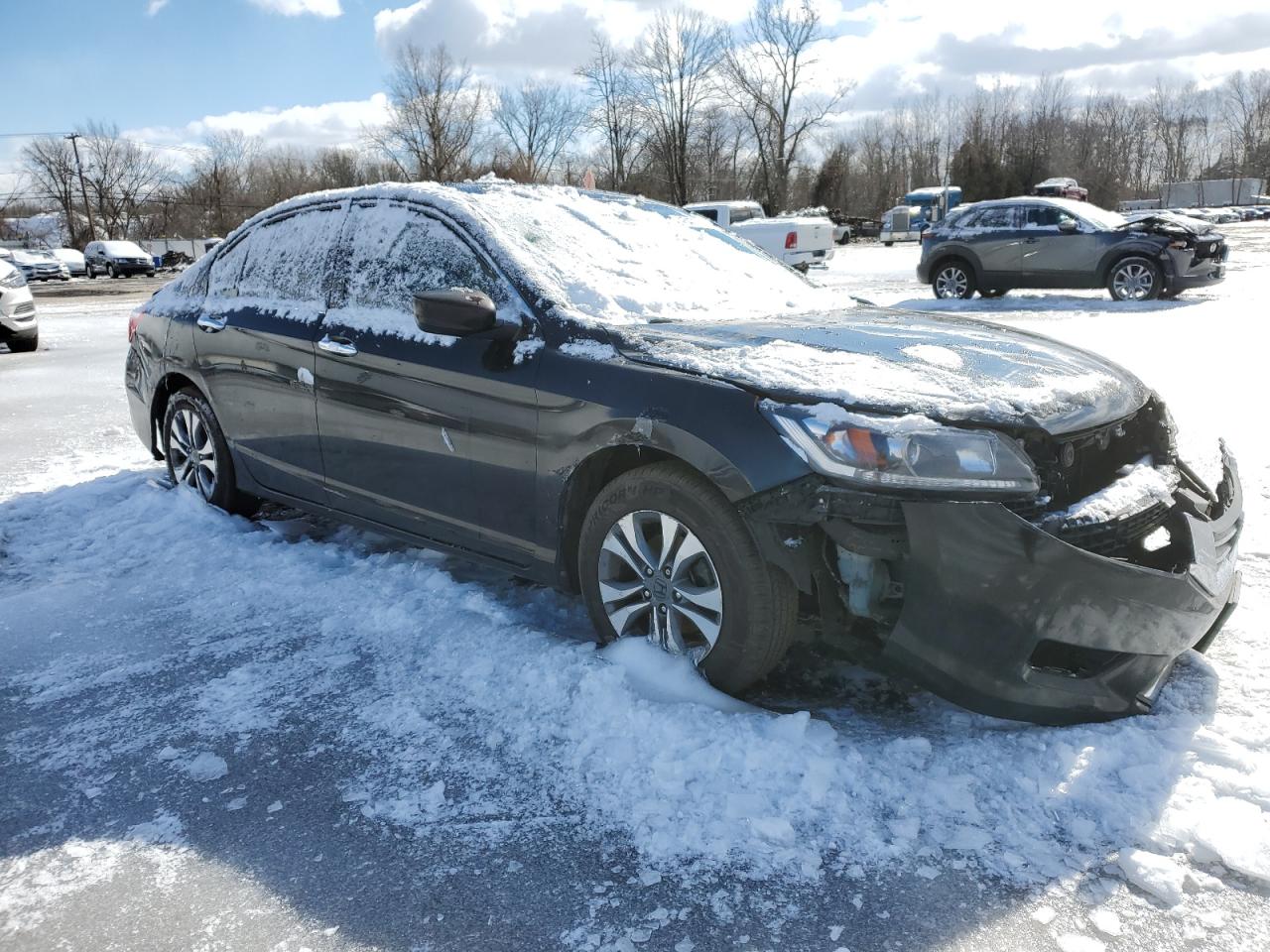 2015 Honda Accord VIN 1HGCR2F34FA173363 Copart auction photo, all over damage thumbnail 4