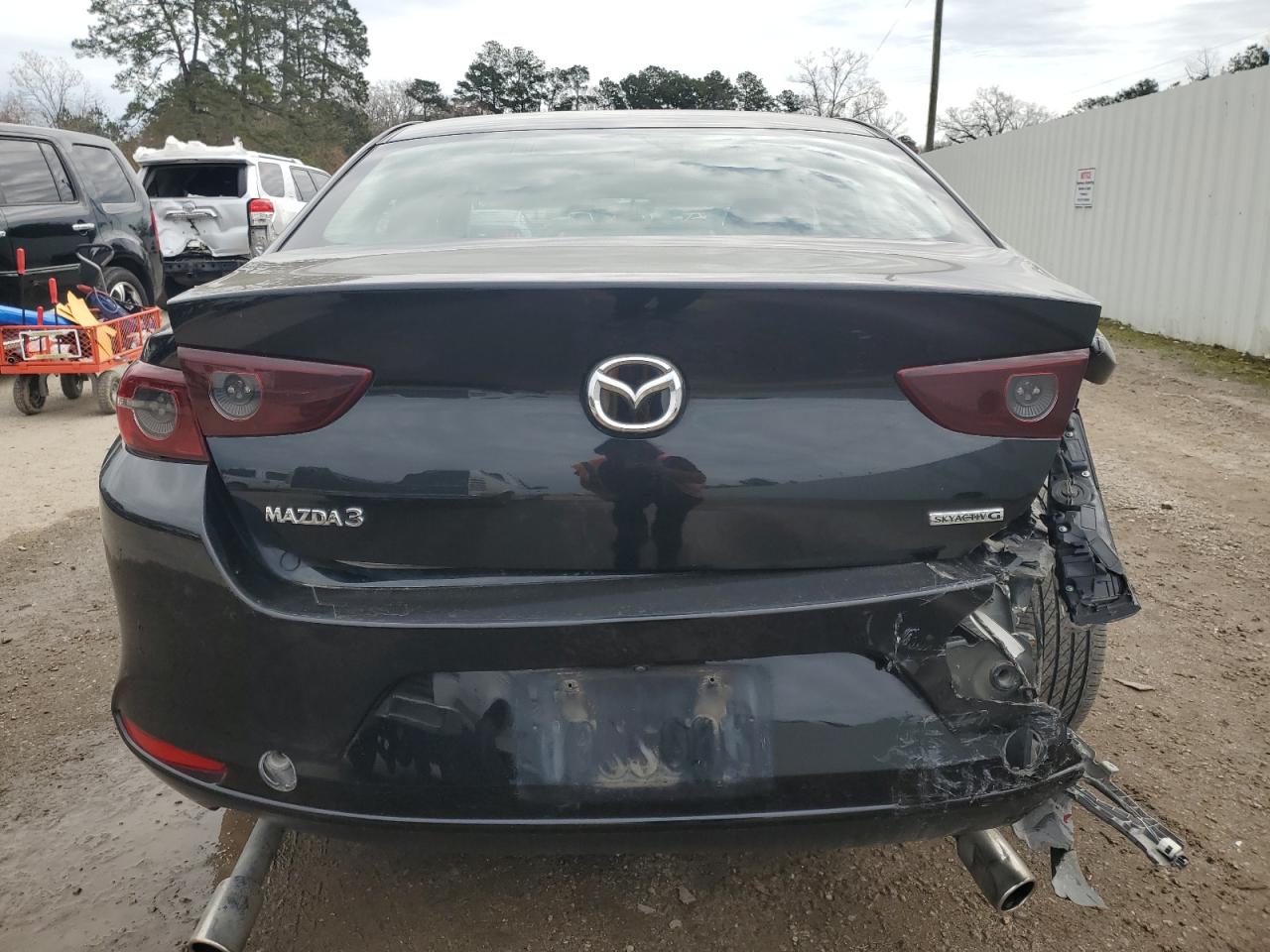 2020 Mazda 3 VIN 3MZBPACL1LM126639 Copart auction photo, rear end damage thumbnail 6